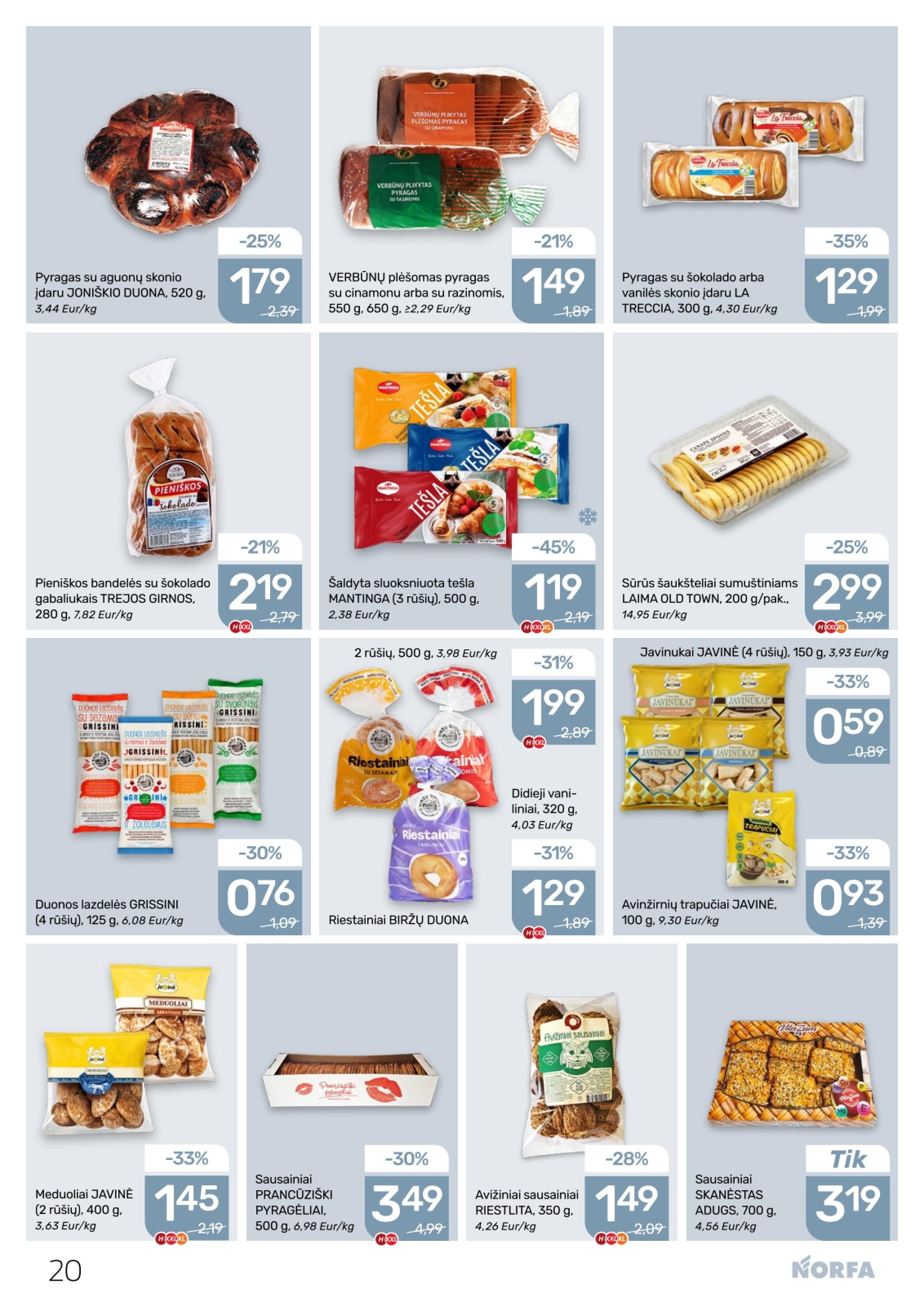 NORFA akcijų ir nuolaidų leidinys Nr.8 2026.04.16 - 2026.04.29