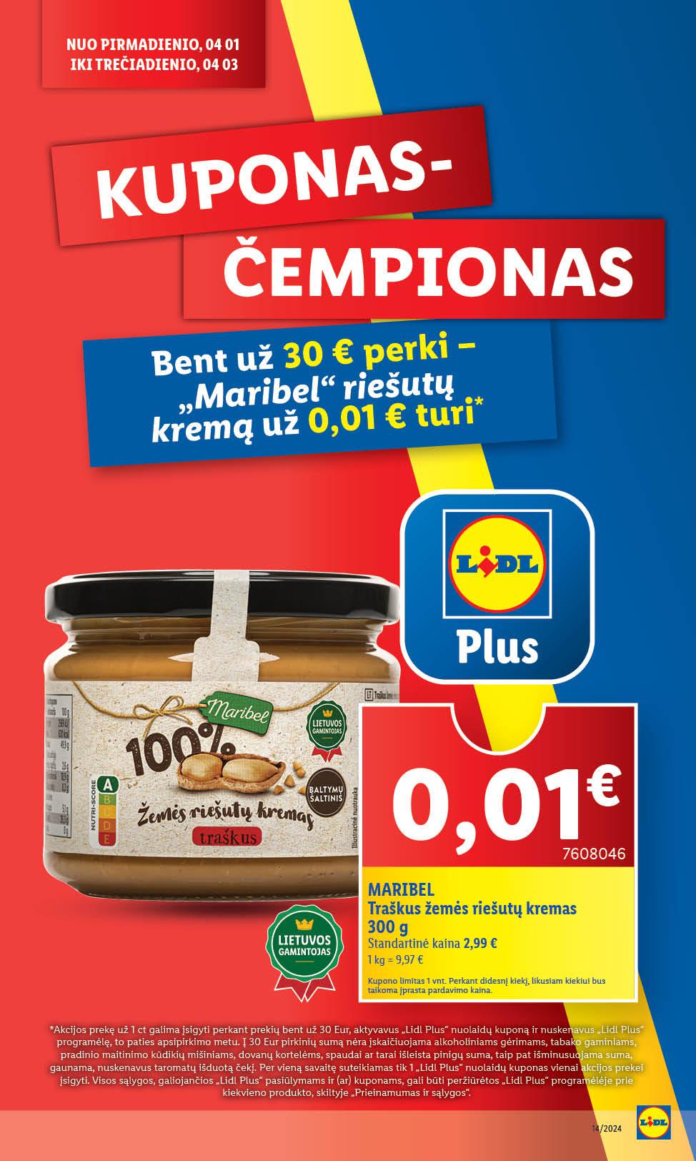 Naujausias LIDL kaininis katalogas 2024.04.01 - 2024.04.07