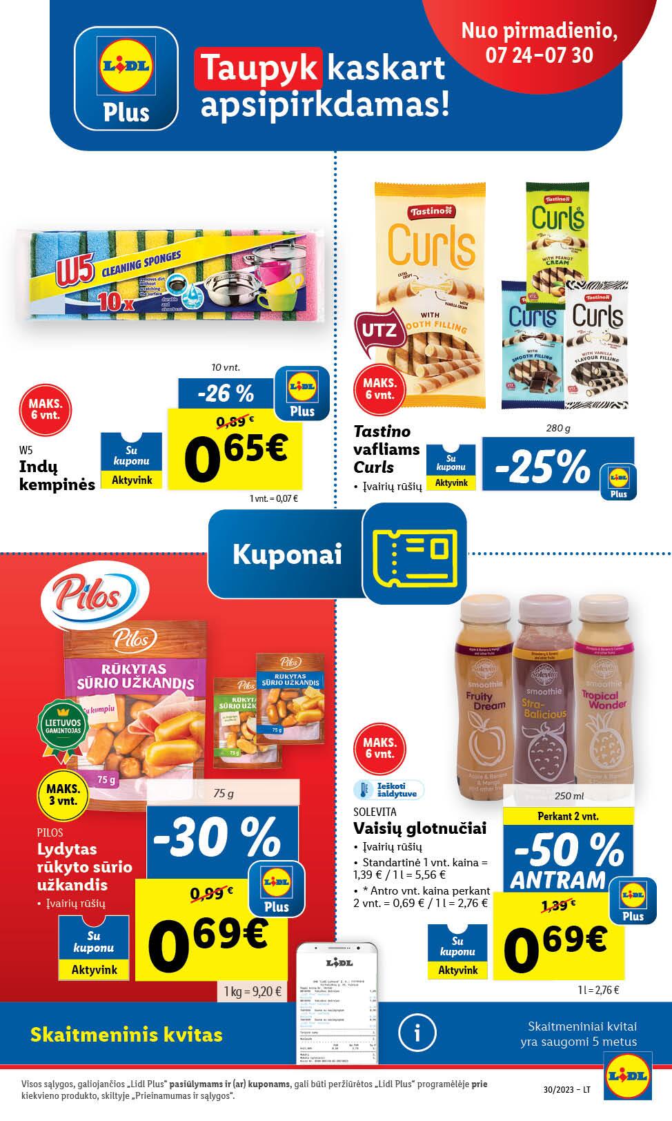 Naujausias LIDL kaininis katalogas 2023.07.24 - 2023.07.30