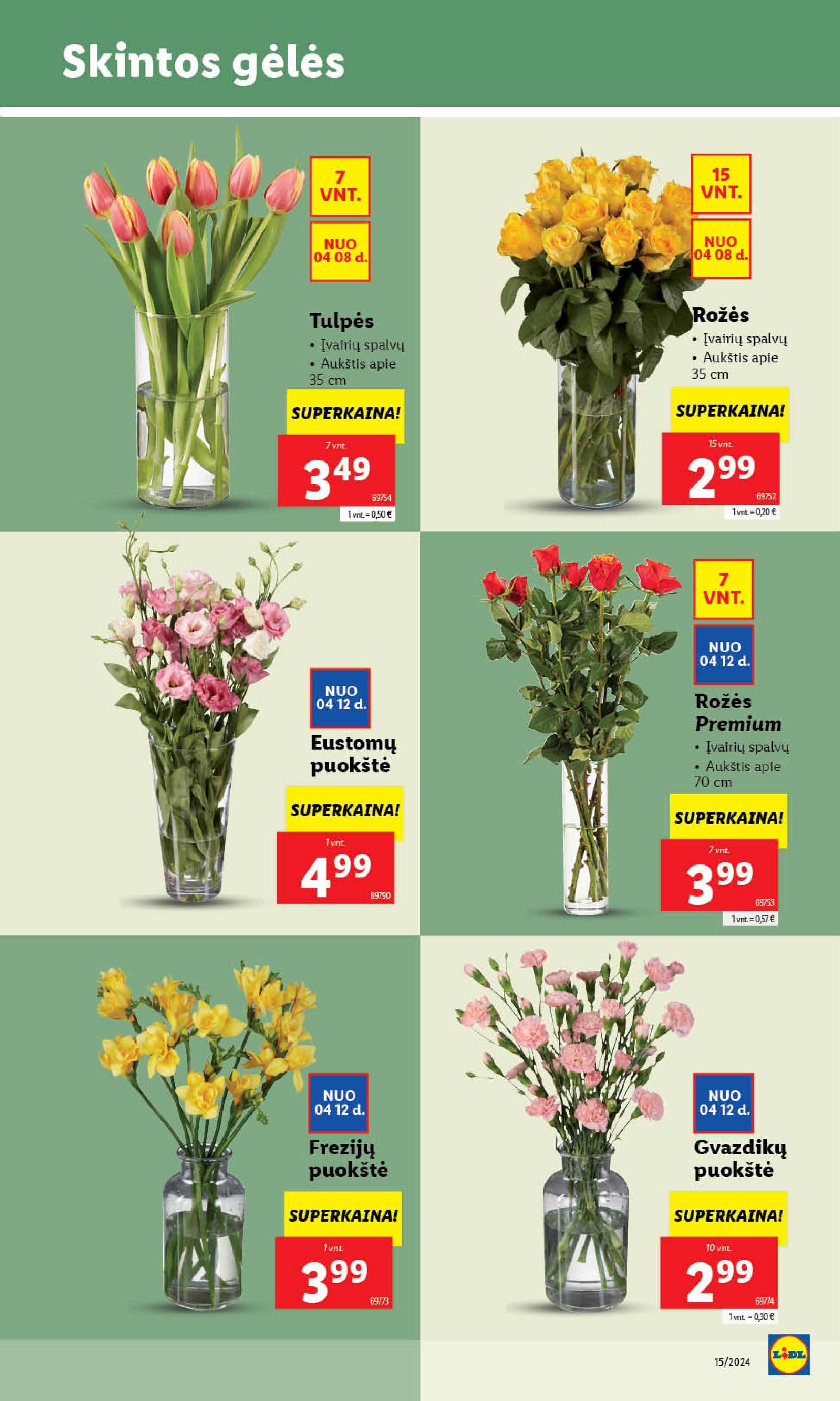 Naujausias LIDL kaininis katalogas 2024.04.08 - 2024.04.14