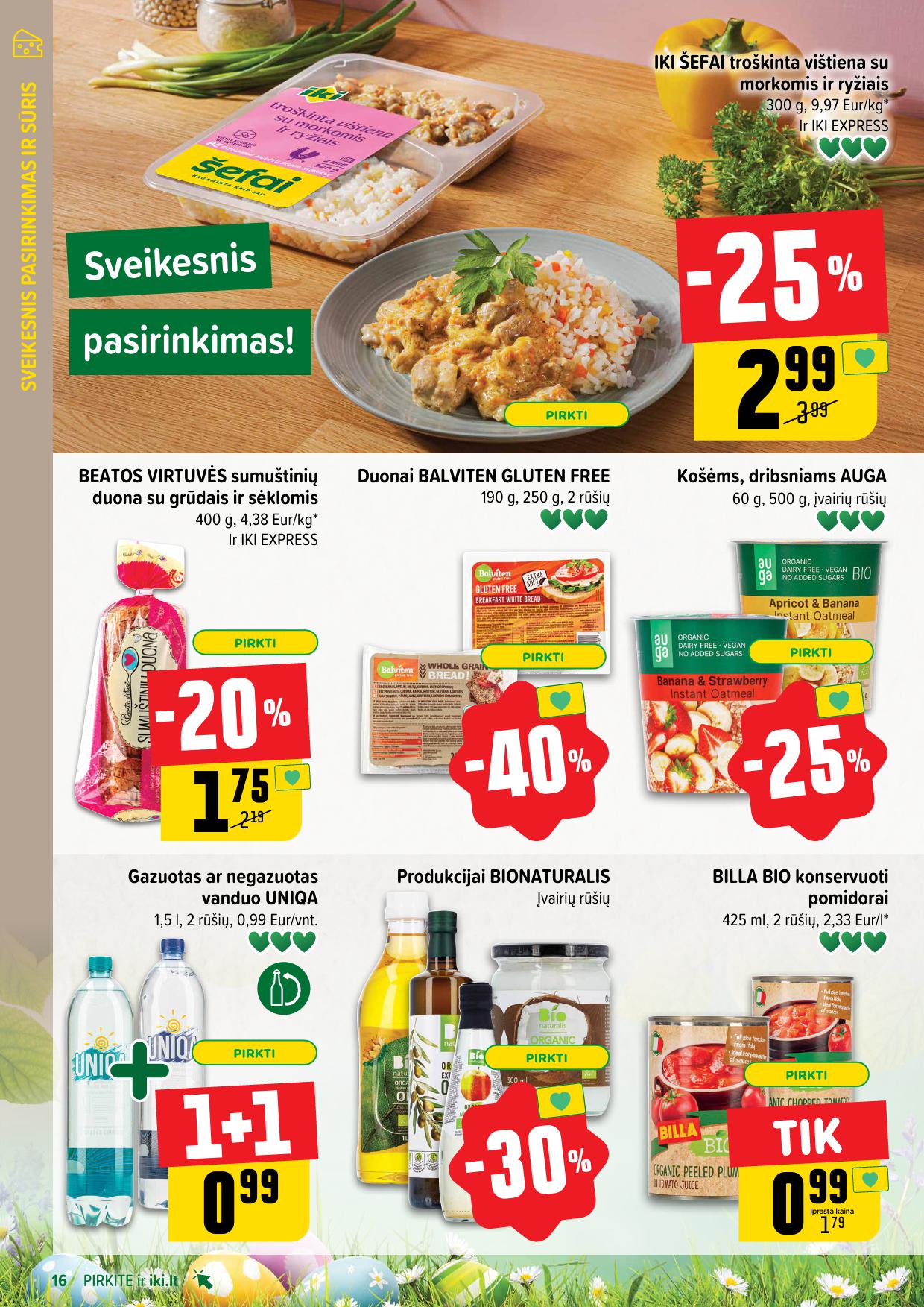 Naujausias IKI kaininis katalogas 2025.04.14 - 2025.04.19