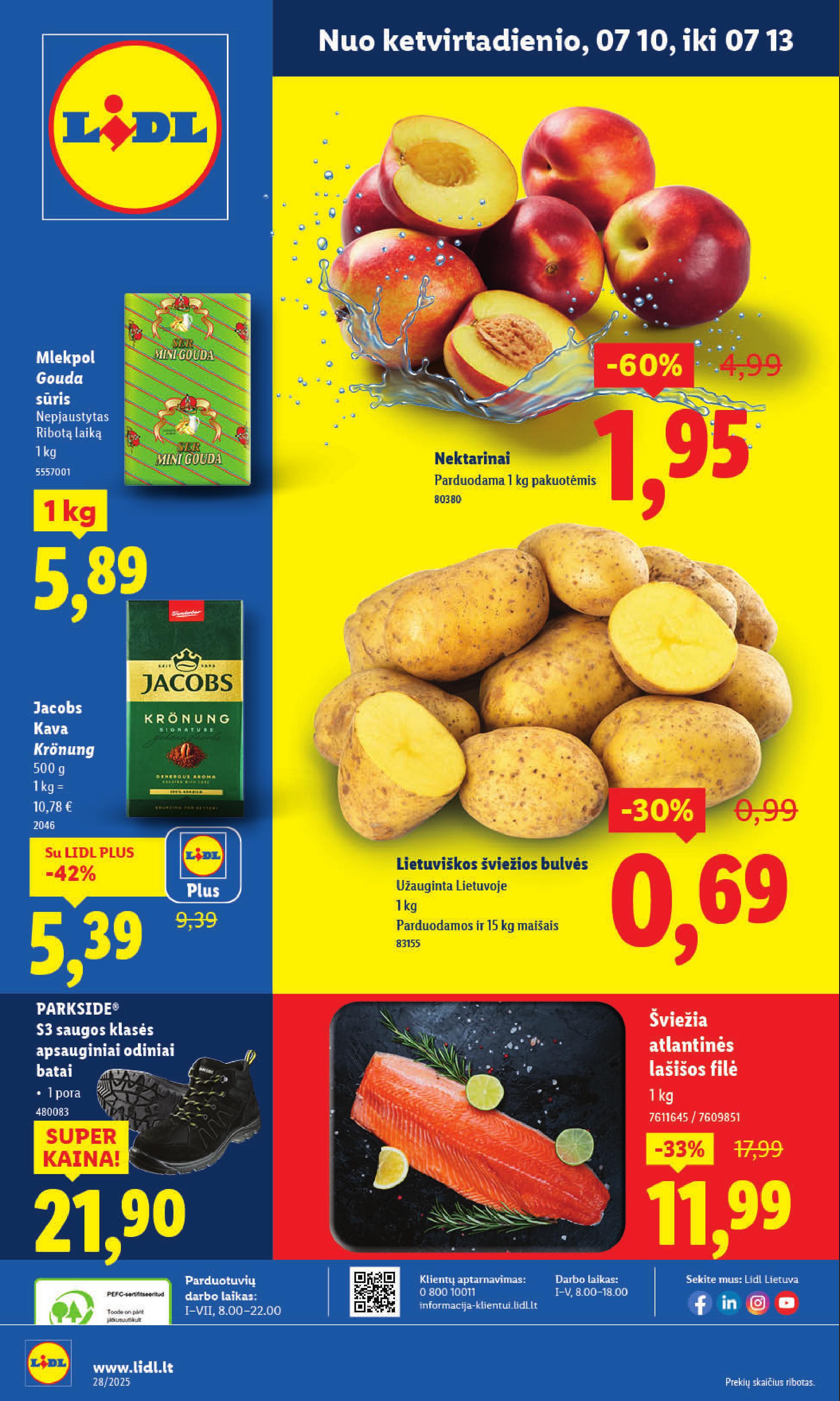 Naujausias LIDL kaininis katalogas 2025.07.07 - 2025.07.13