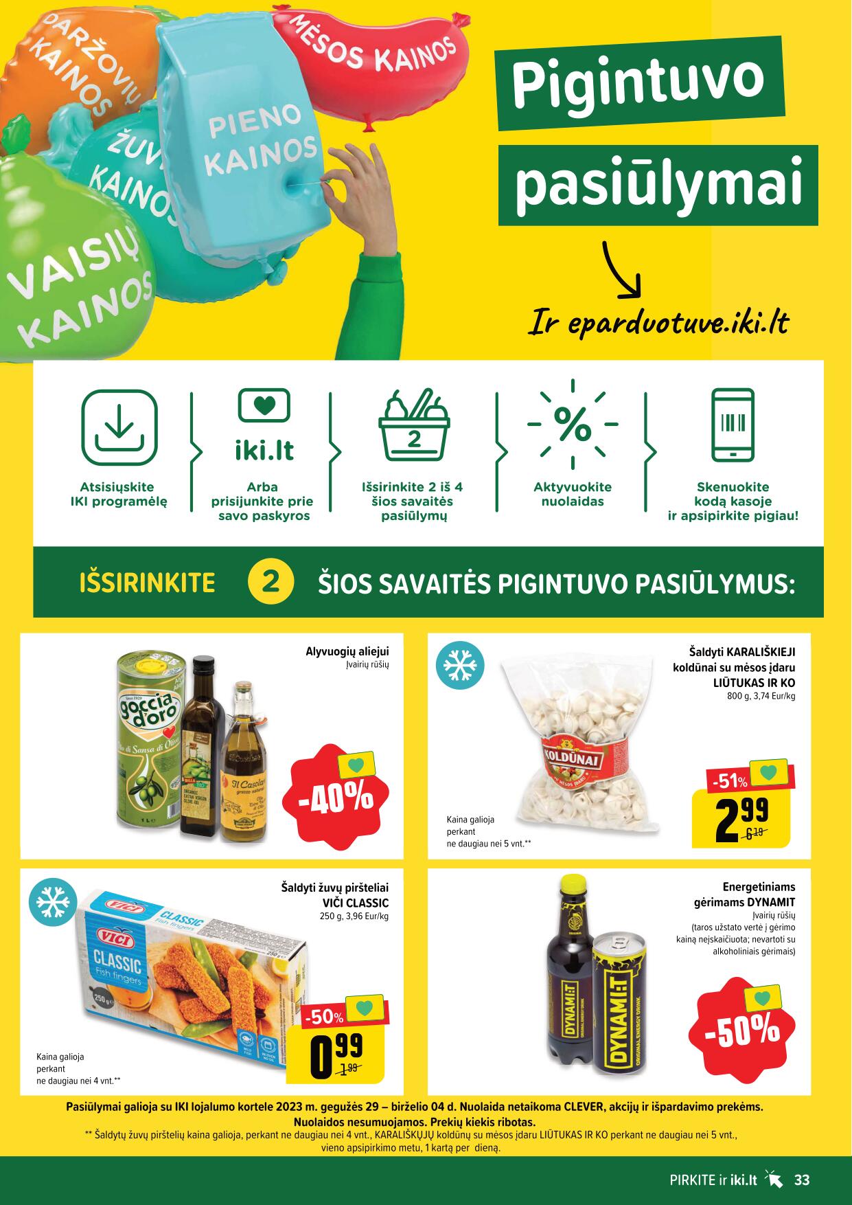Naujausias IKI kaininis katalogas 2023.05.29 - 2023.06.04