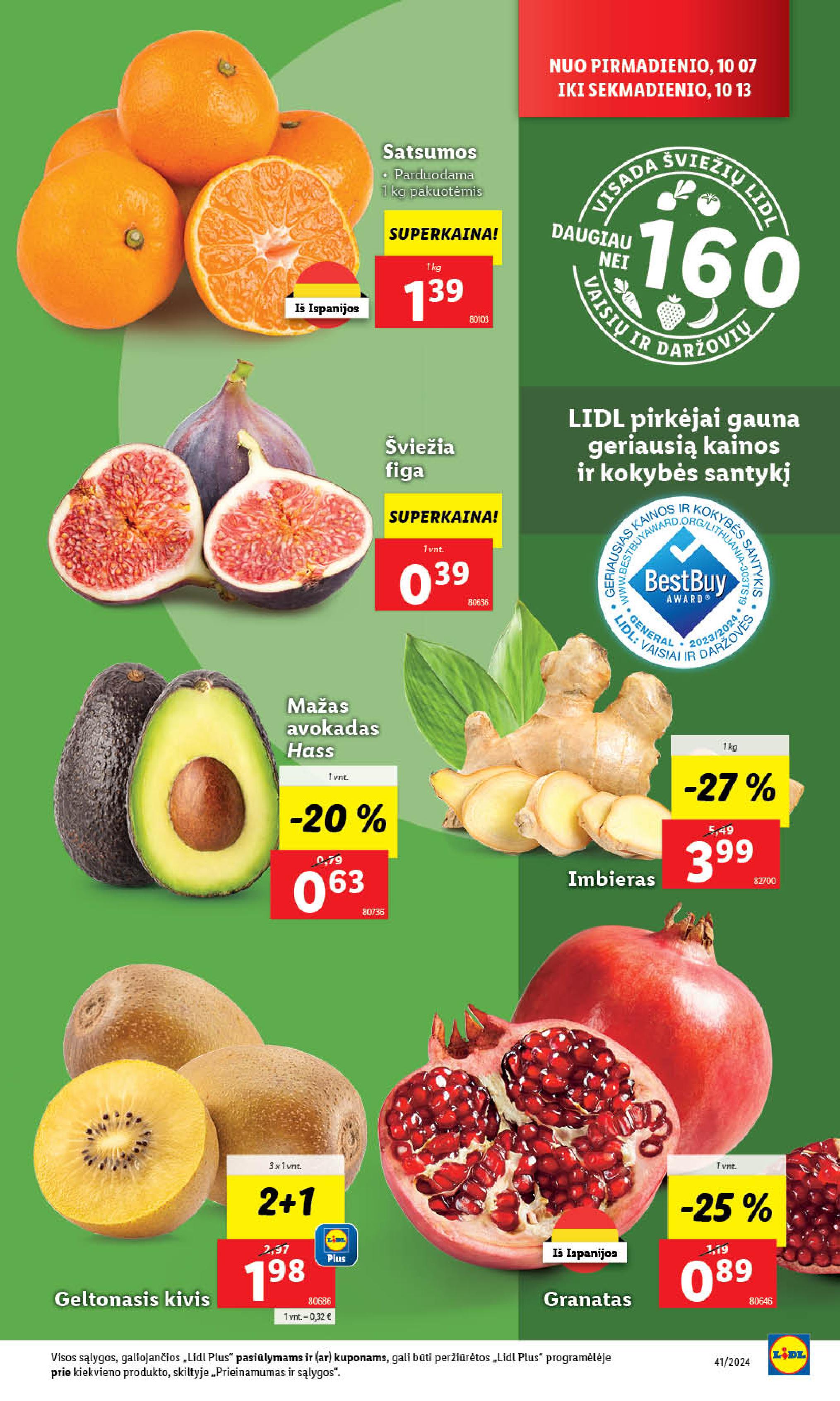 Naujausias LIDL kaininis katalogas 2024.10.07 - 2024.10.13