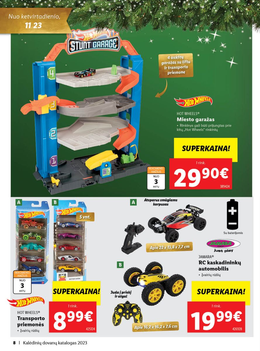 LIDL Kalėdinių dovanų katalogas "Sukurkime Kalėdų stebuklą"