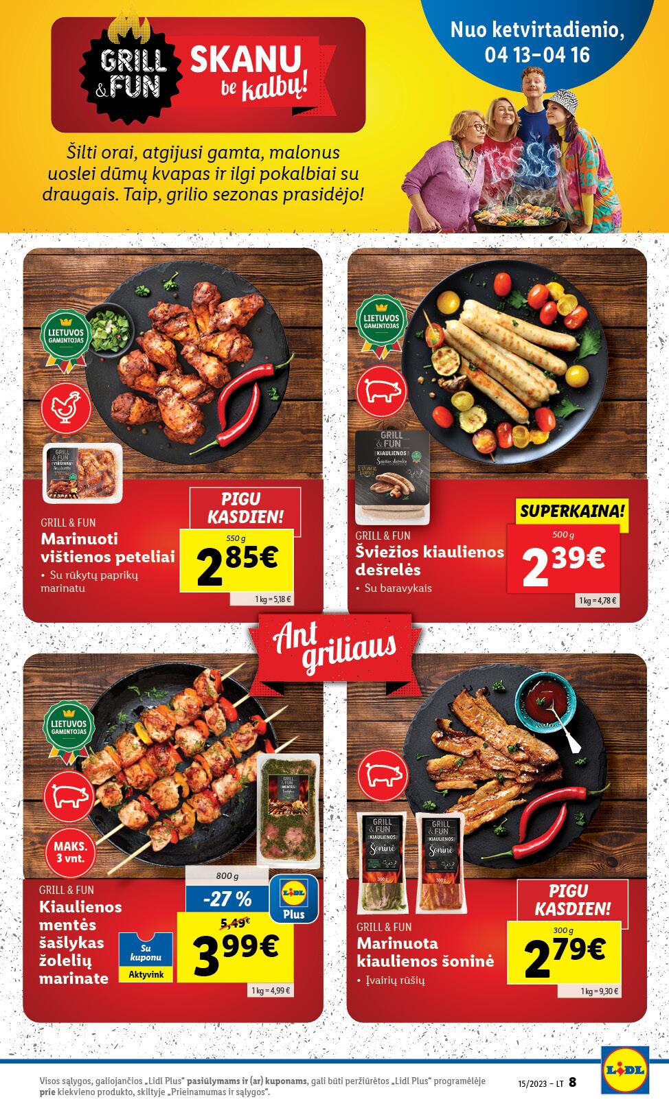 Naujausias LIDL kaininis katalogas 2023.04.10 - 2023.04.16