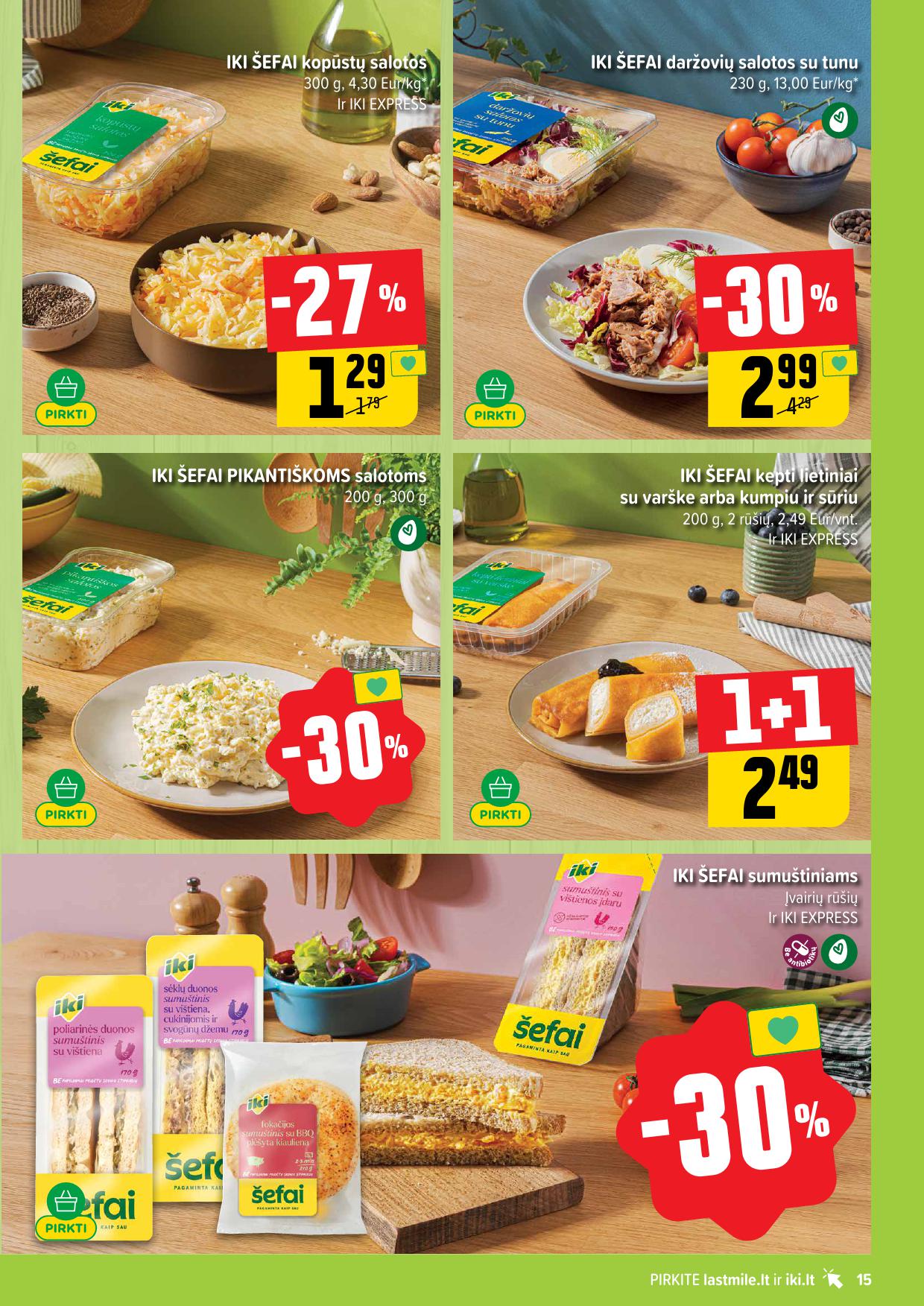 IKI SAVAITĖLĖ akcijų ir nuolaidų leidinys Nr.39 2026.09.21 - 2026.09.27