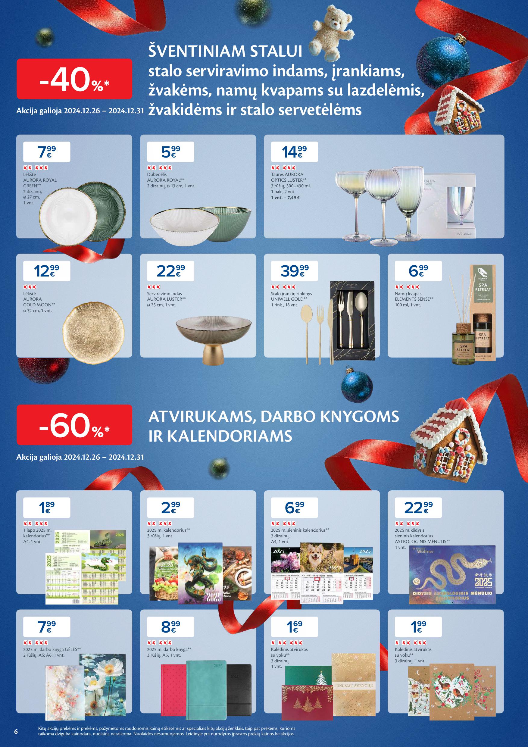 Naujausias MAXIMA kaininis katalogas 2024.12.26 - 2025.01.06