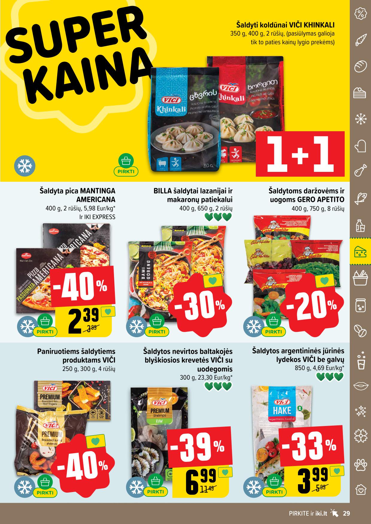 Naujausias IKI kaininis katalogas 2025.07.21 - 2025.07.27