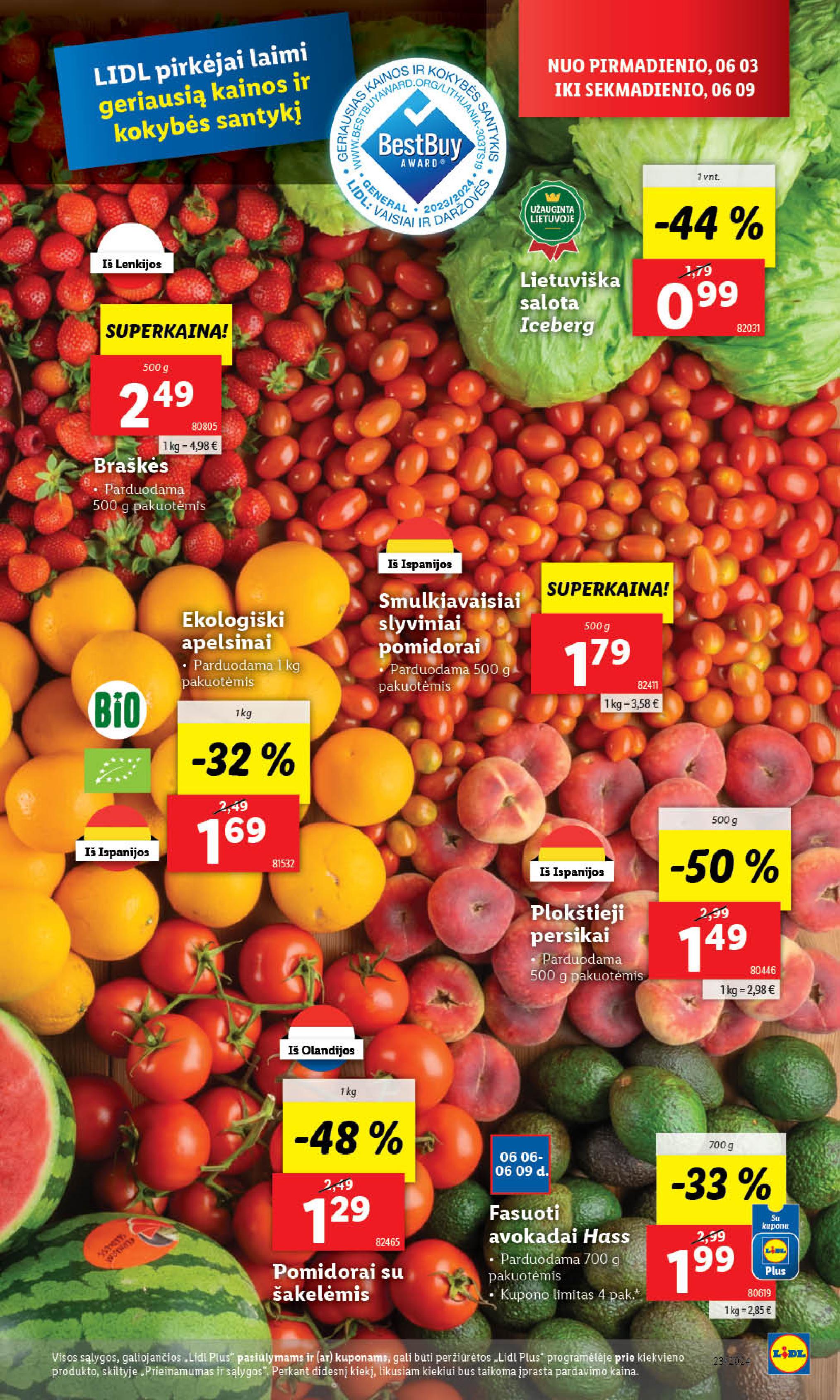 Naujausias LIDL kaininis katalogas 2024.06.03 - 2024.06.09