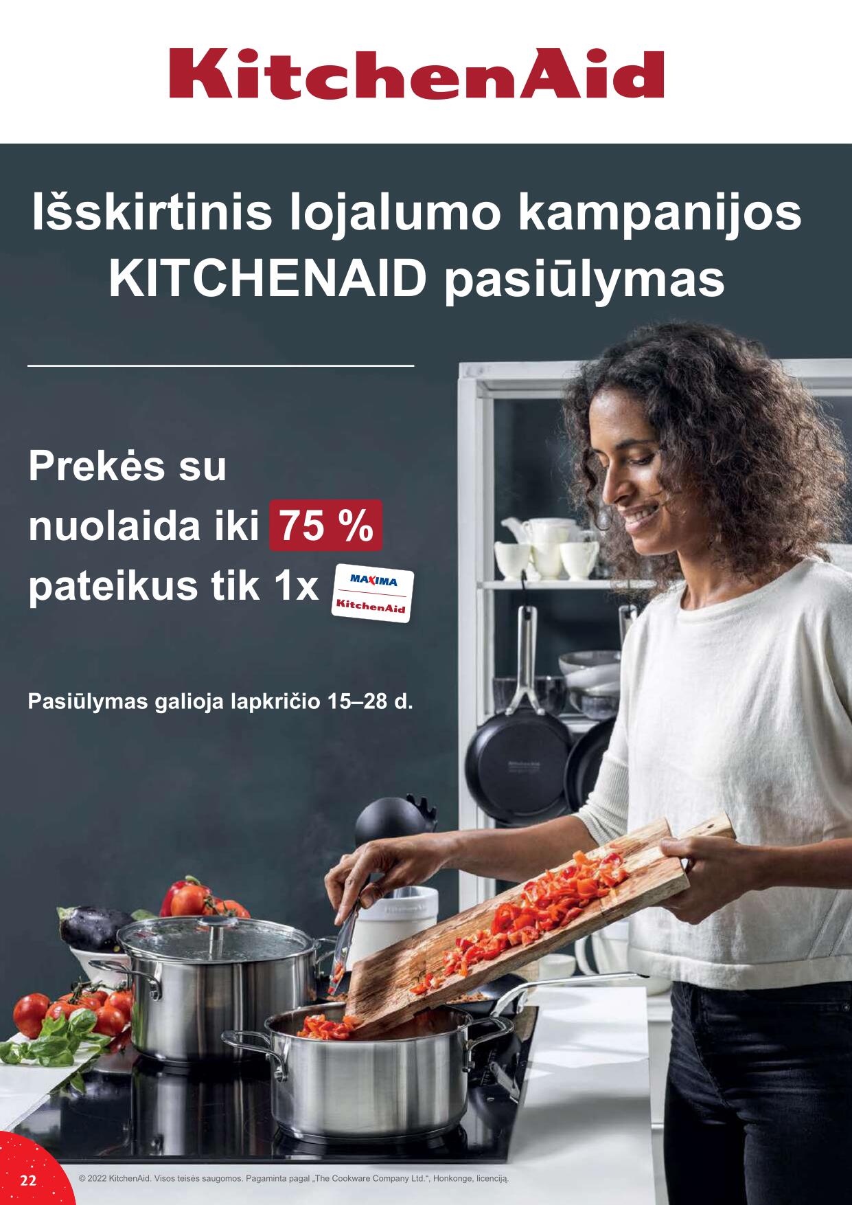 Naujausias MAXIMA kaininis katalogas 2022.11.22 - 2022.11.28