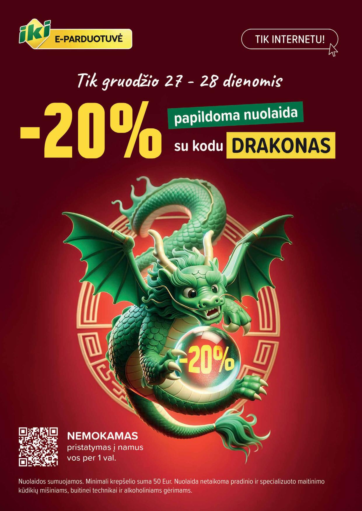 Naujausias IKI kaininis katalogas 2023.12.27 - 2024.01.01