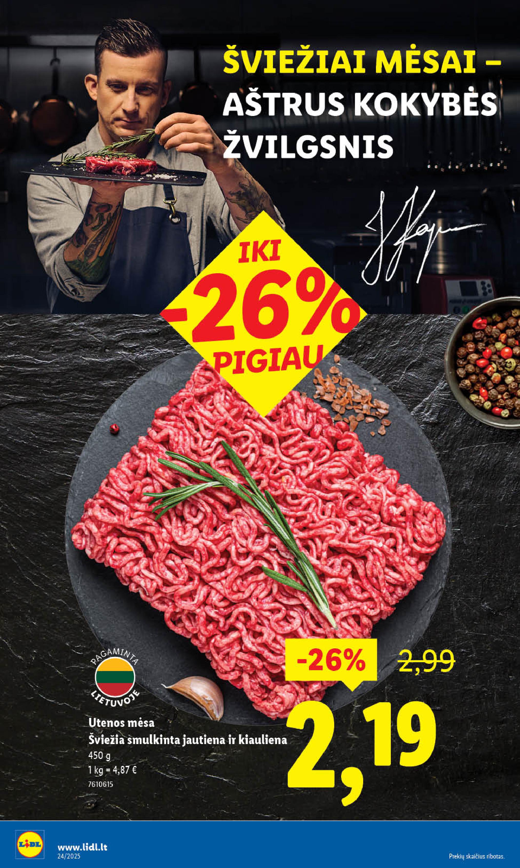 Naujausias LIDL kaininis katalogas 2025.06.09 - 2025.06.15