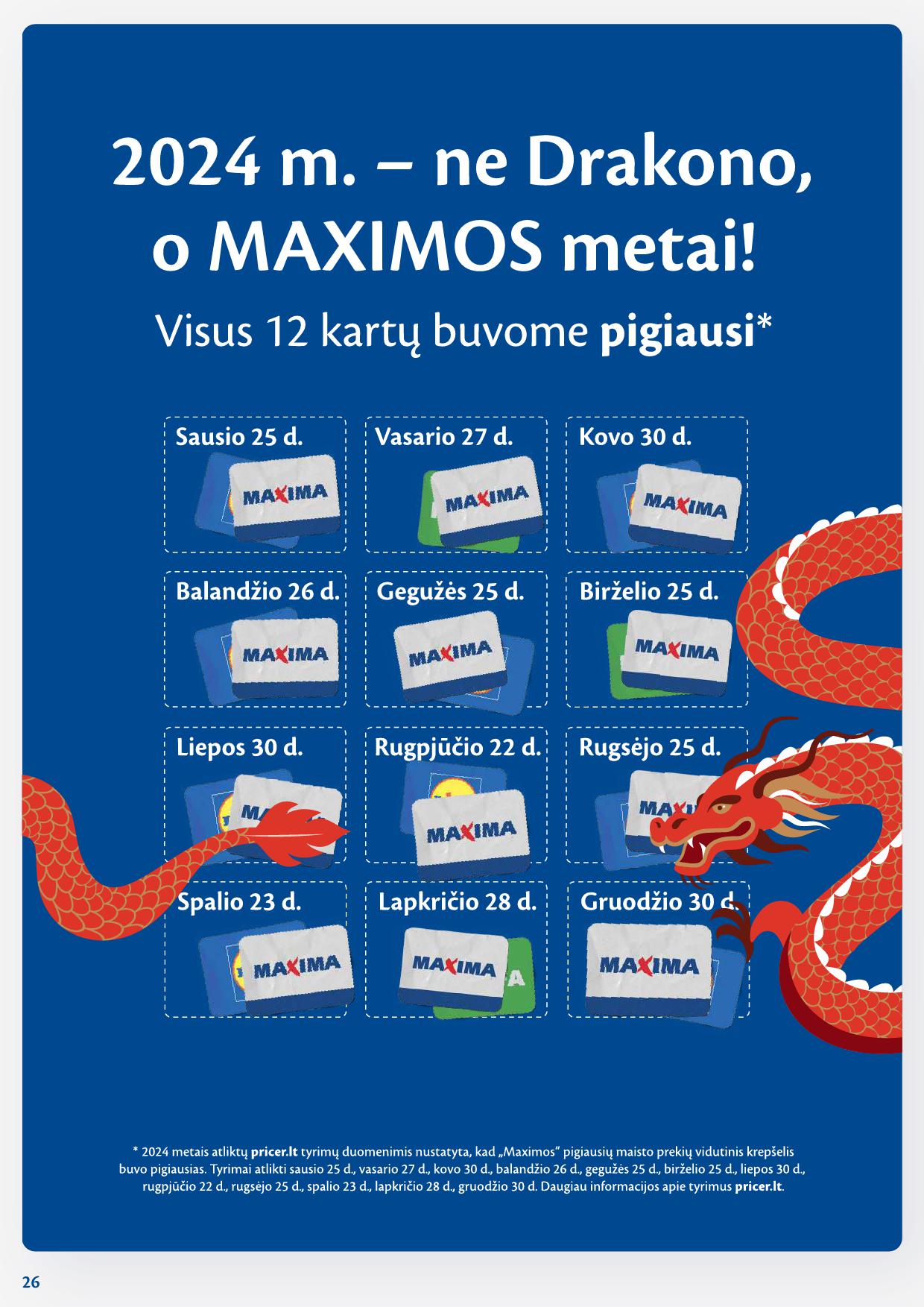 Naujausias MAXIMA kaininis katalogas 2025.01.21 - 2025.01.27
