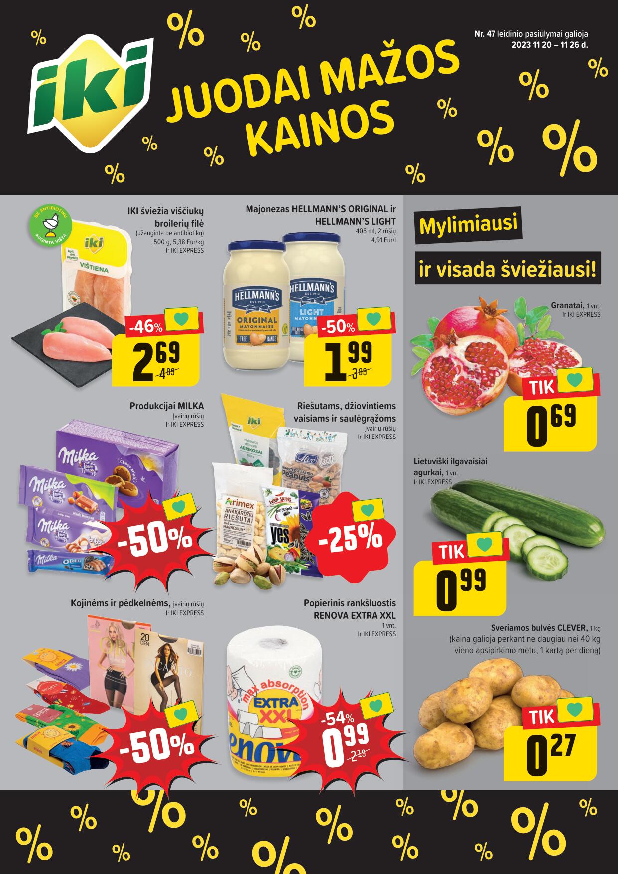 Naujausias IKI kaininis katalogas 2023.11.20 - 2023.11.26