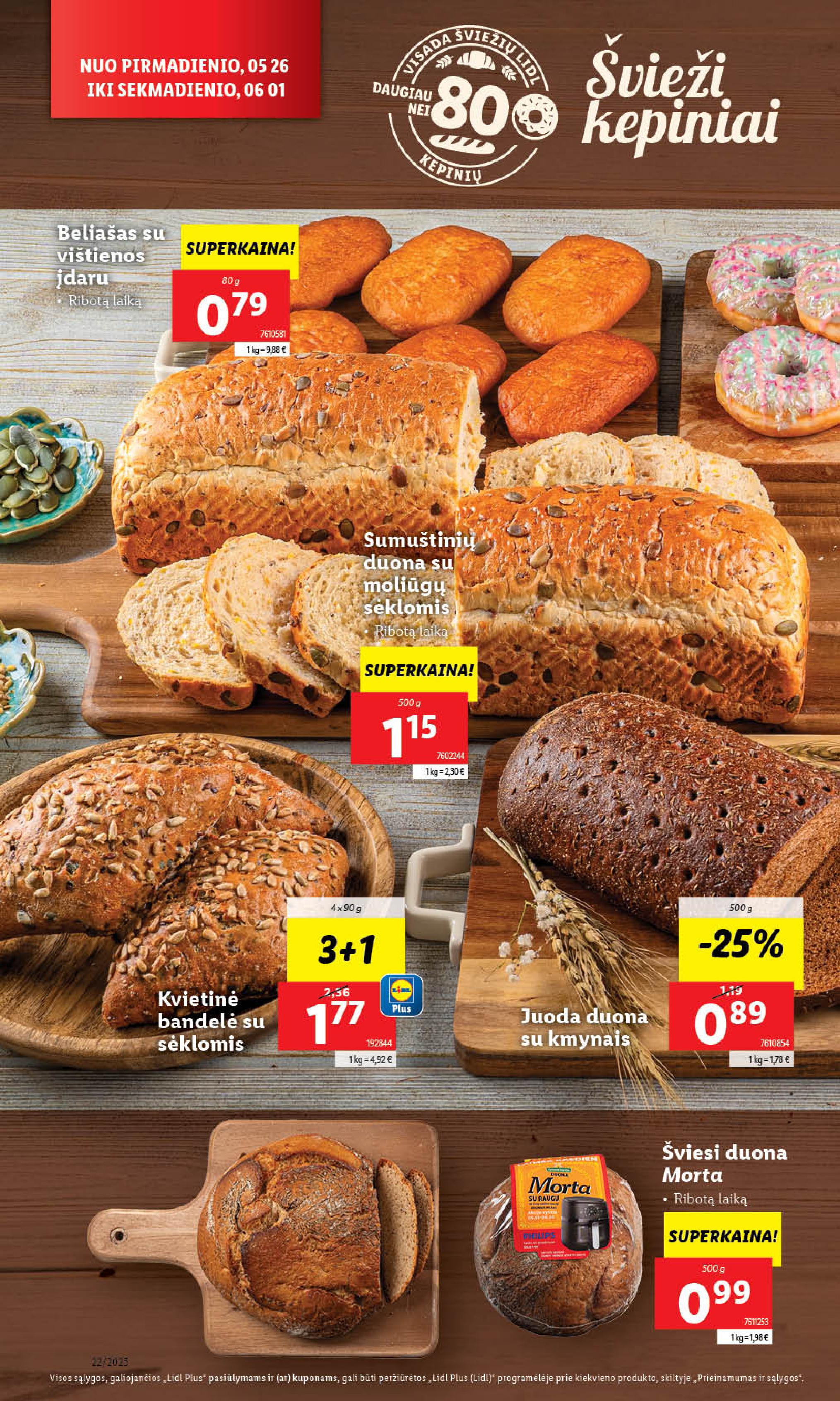 Naujausias LIDL kaininis katalogas 2025.05.26 - 2025.06.01