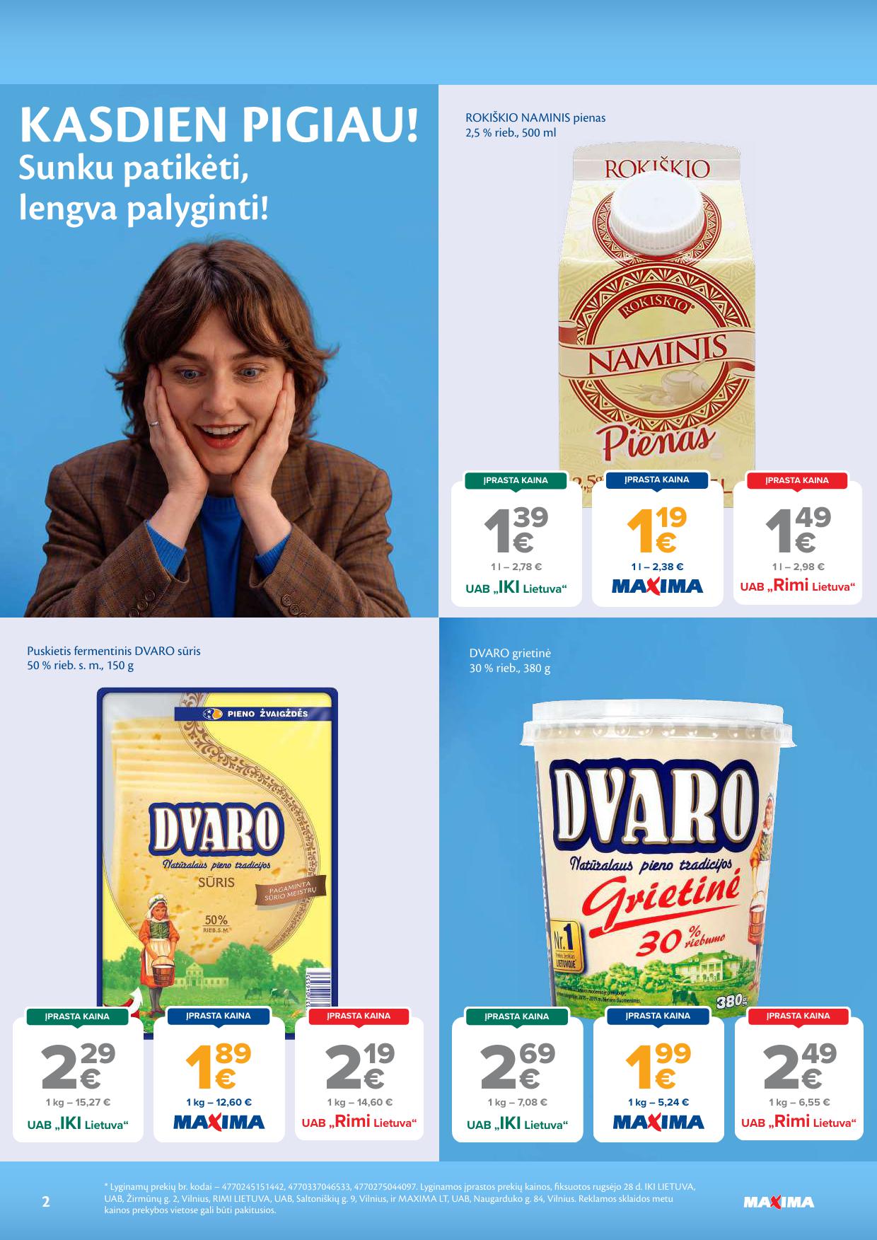 Naujausias MAXIMA kaininis katalogas 2026.10.06 - 2026.10.12