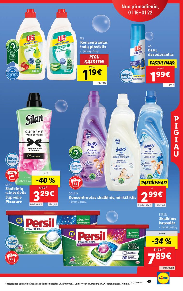 Naujausias LIDL kaininis katalogas 2023.01.16 - 2023.01.22
