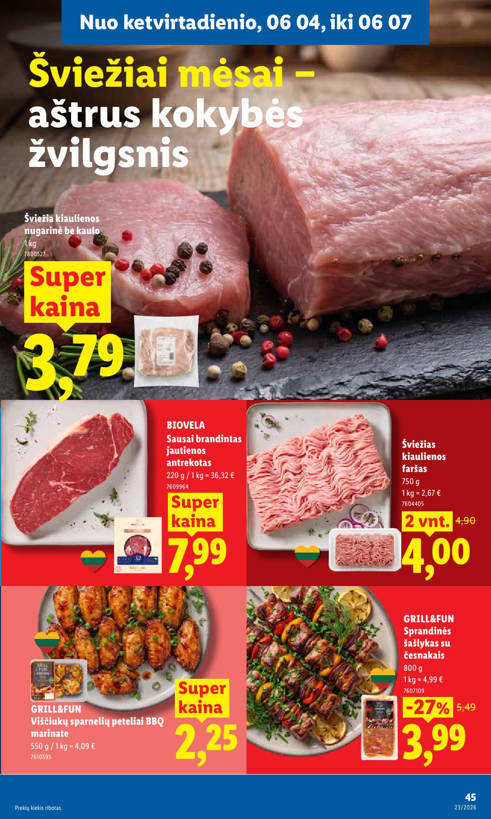 LIDL akcijų ir nuolaidų leidinys 2026.06.01 - 2026.06.07