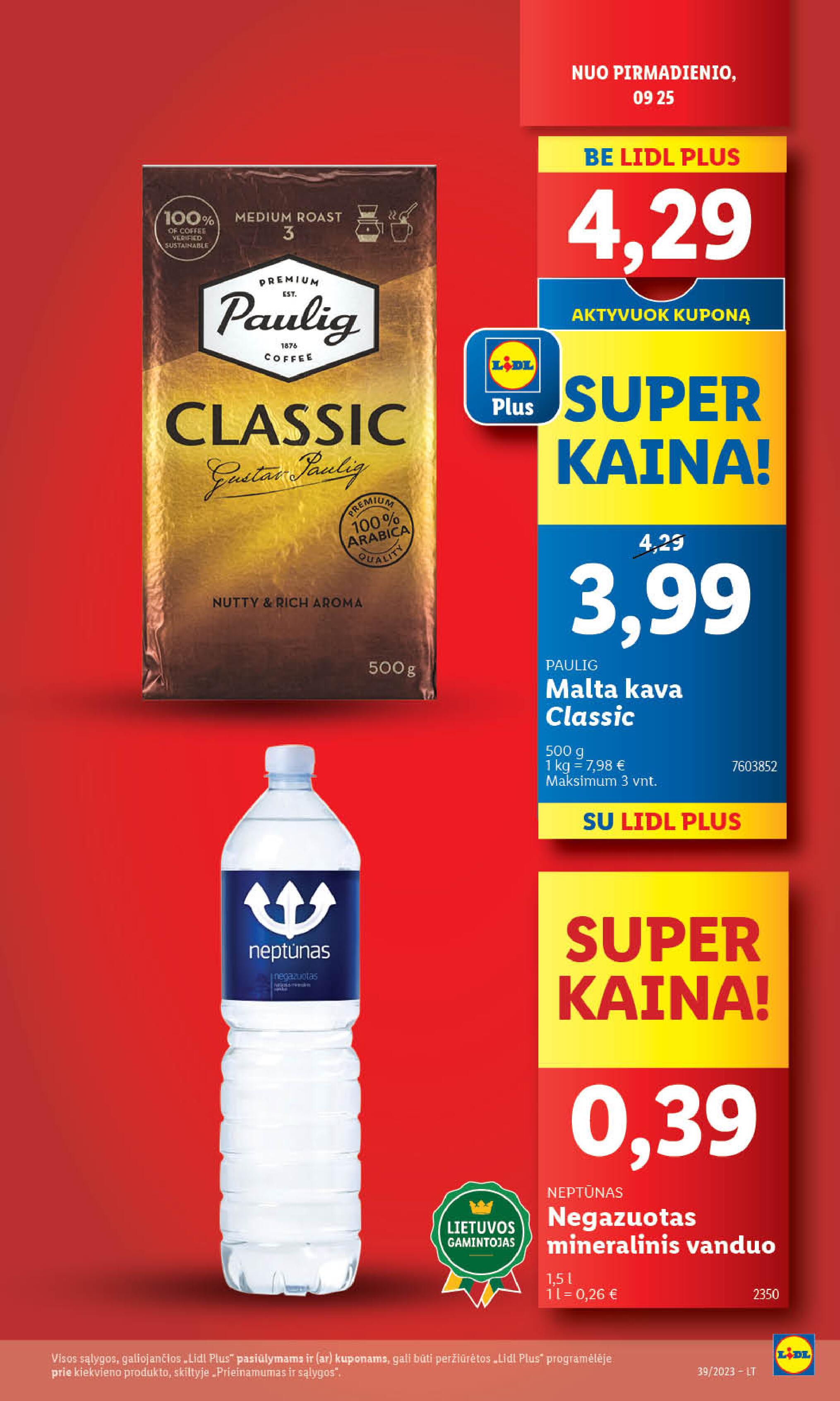 Naujausias LIDL kaininis katalogas 2023.09.25 - 2023.10.01