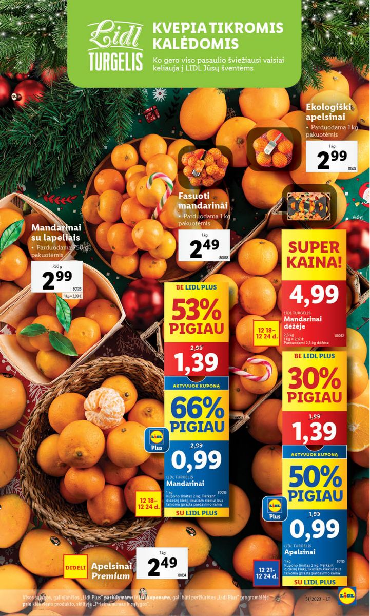 Naujausias LIDL kaininis katalogas 2023.12.18 - 2023.12.24