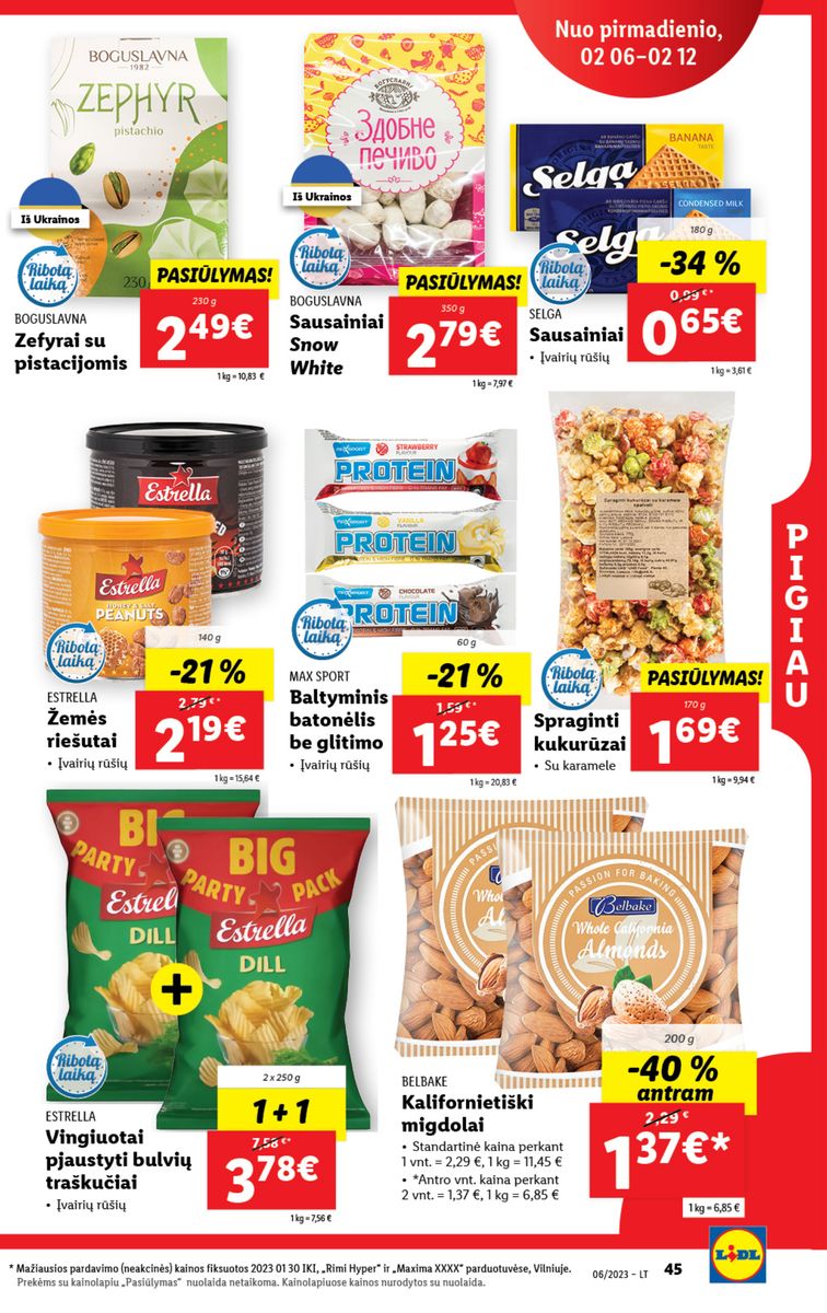 Naujausias LIDL kaininis katalogas 2023.02.06 - 2023.02.12