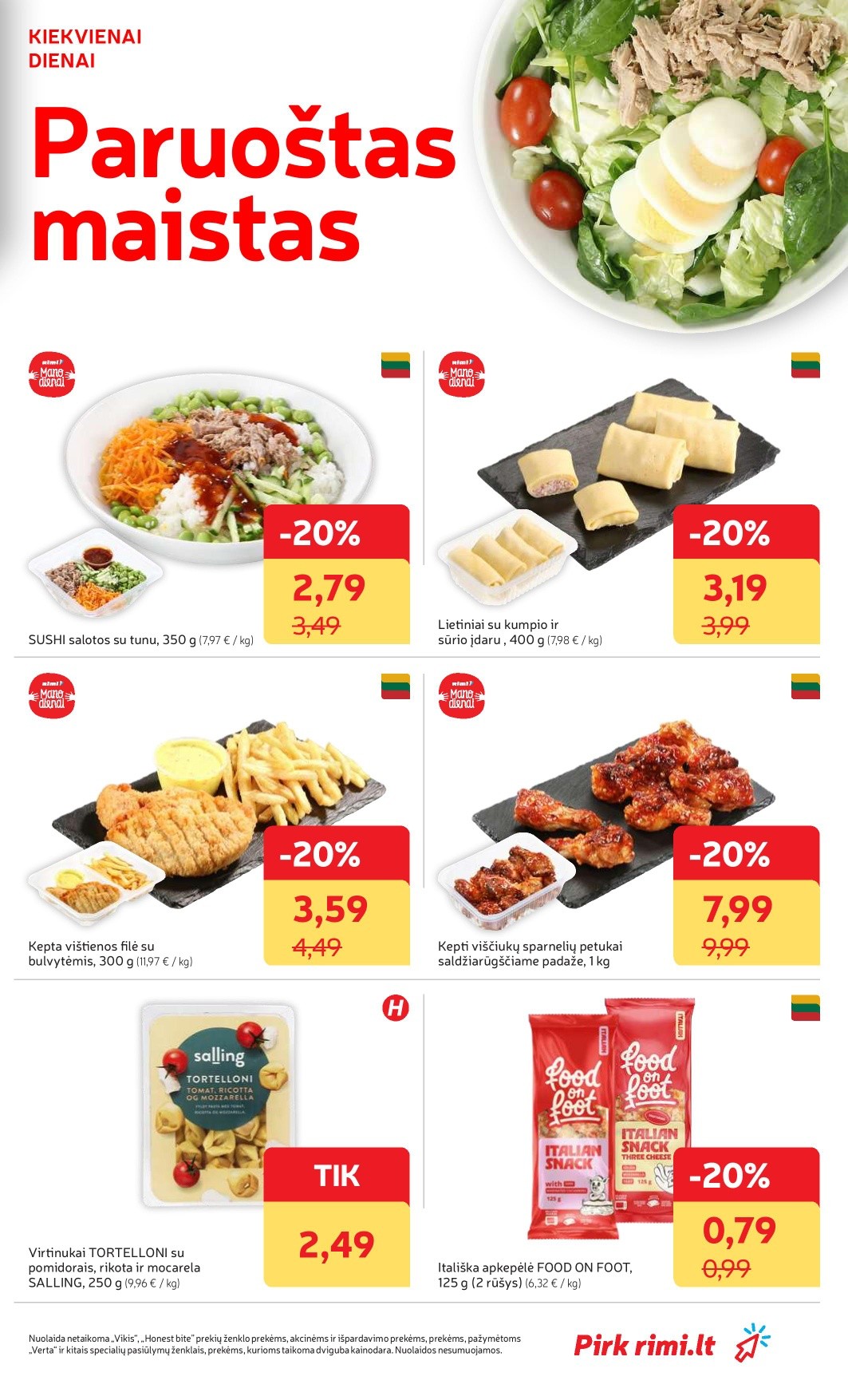 Naujausias RIMI kaininis katalogas 2026.05.19 - 2026.05.25