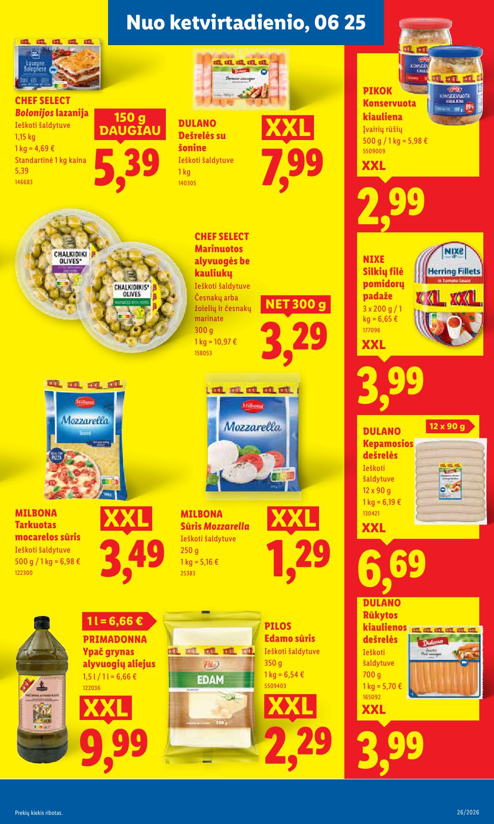 Naujausias LIDL kaininis katalogas 2026.06.22 - 2026.06.28