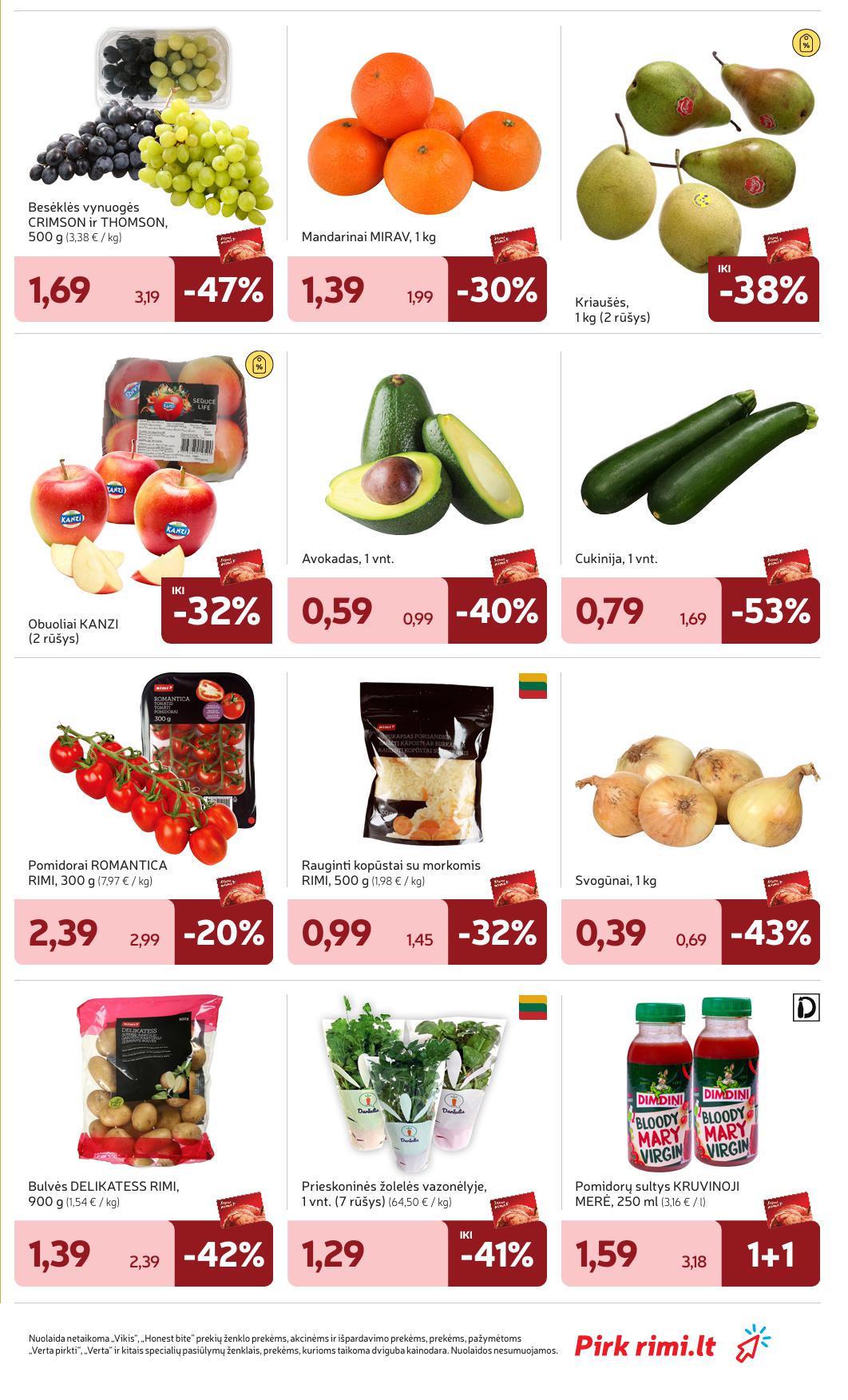 Naujausias RIMI kaininis katalogas 2026.03.17 - 2026.03.23