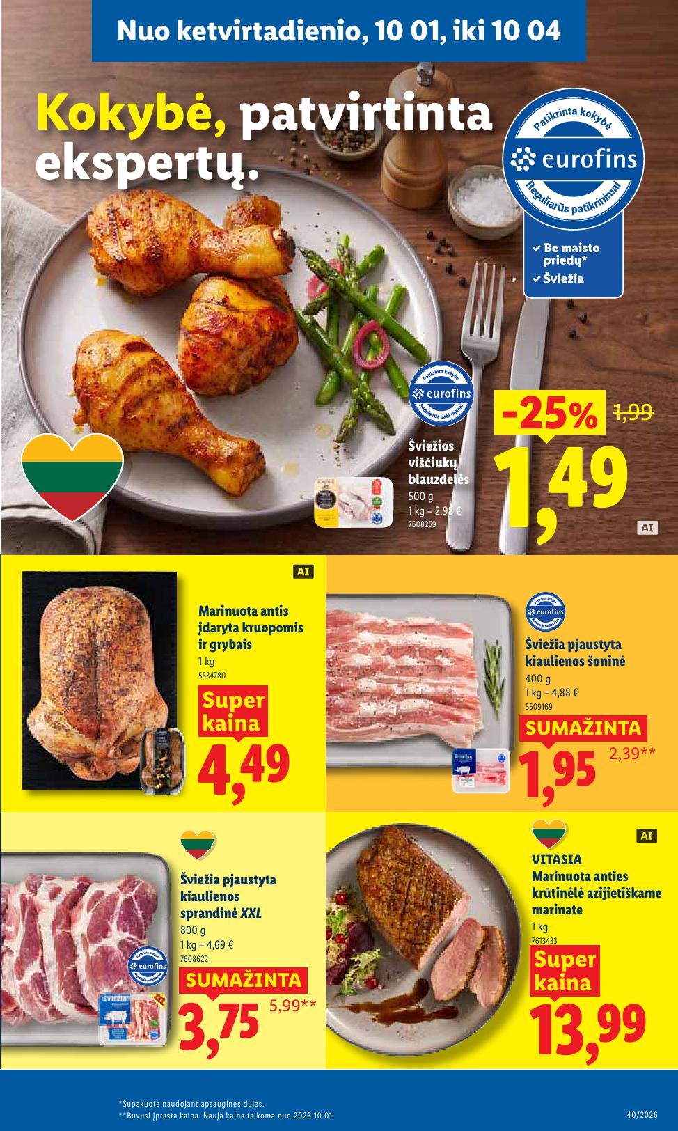 Naujausias LIDL kaininis katalogas 2026.09.28 - 2026.10.04