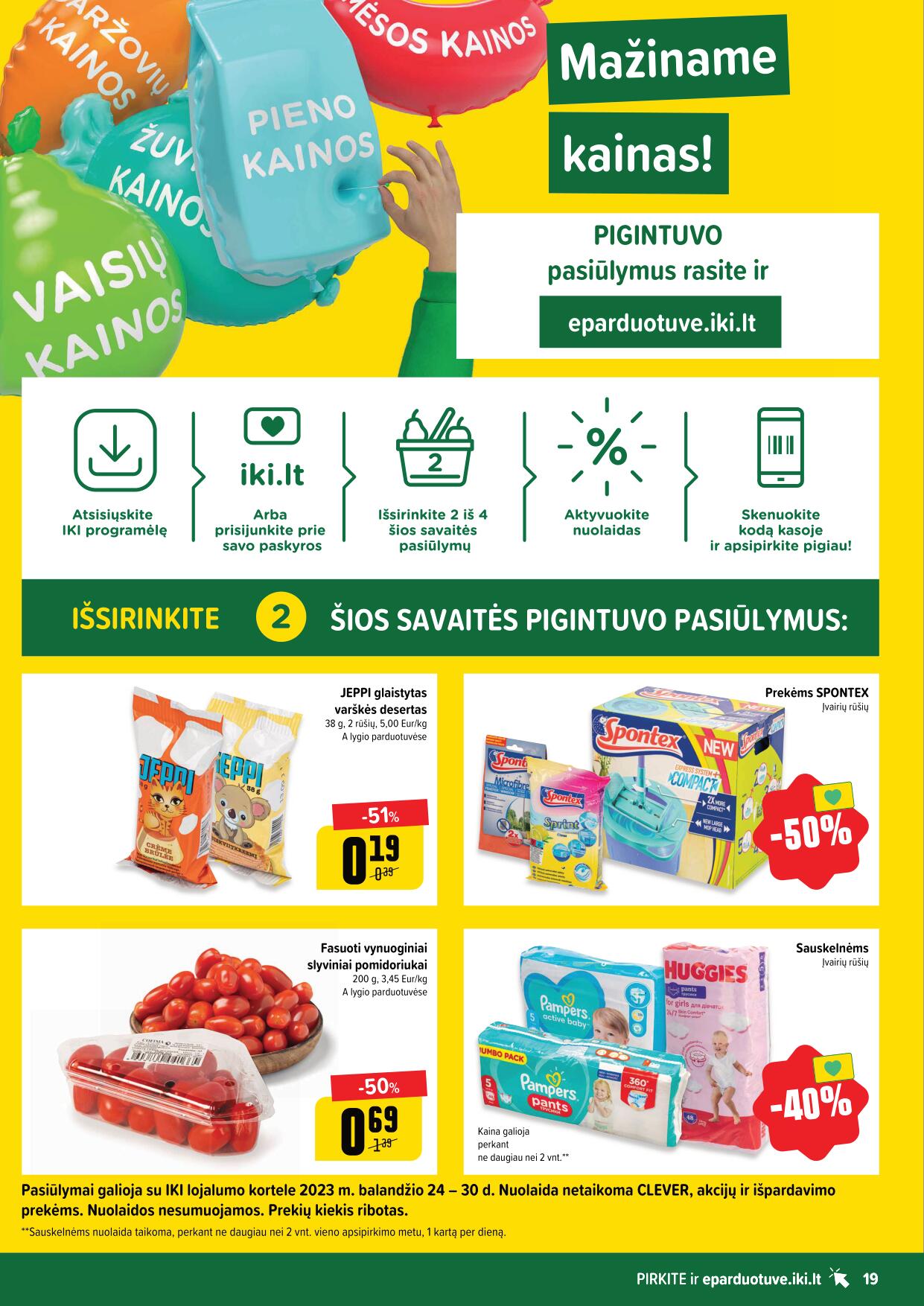Naujausias IKI kaininis katalogas 2023.04.24 - 2023.04.30
