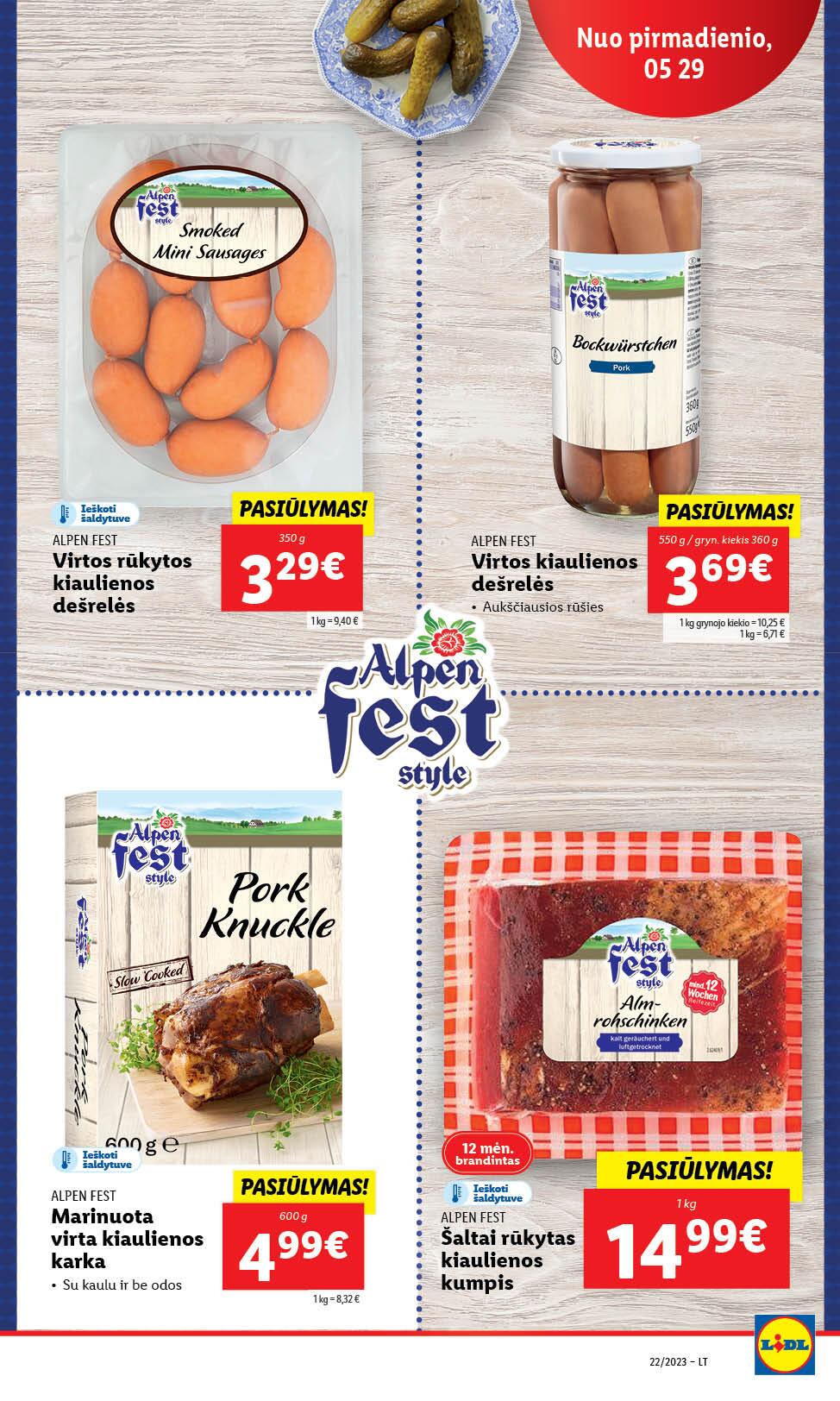 Naujausias LIDL kaininis katalogas 2023.05.29 - 2023.06.04