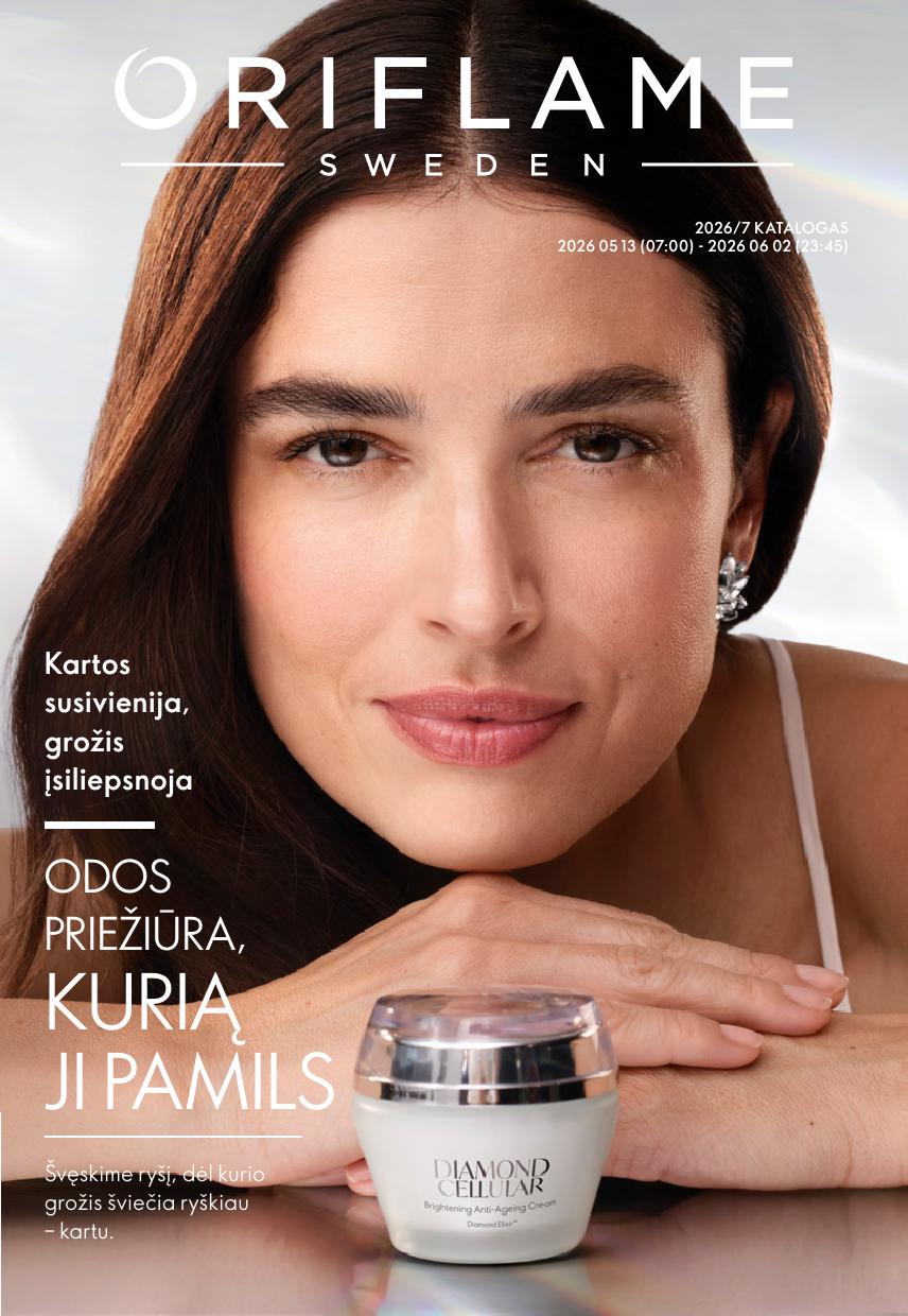 ORIFLAME katalogas galioja 2026.05.13 - 2026.06.02