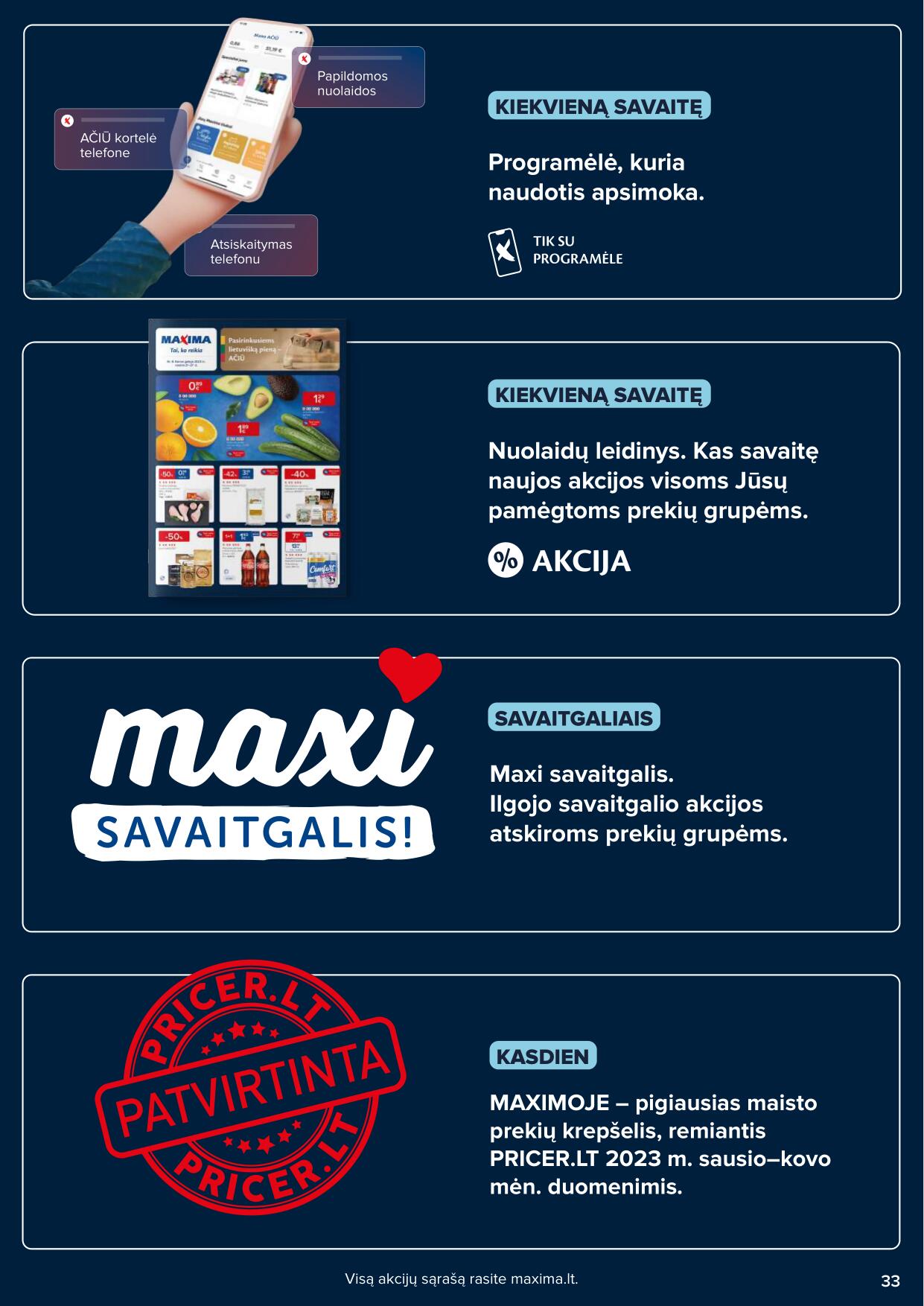 Naujausias MAXIMA kaininis katalogas 2023.05.30 - 2023.06.05(pasibaigęs)