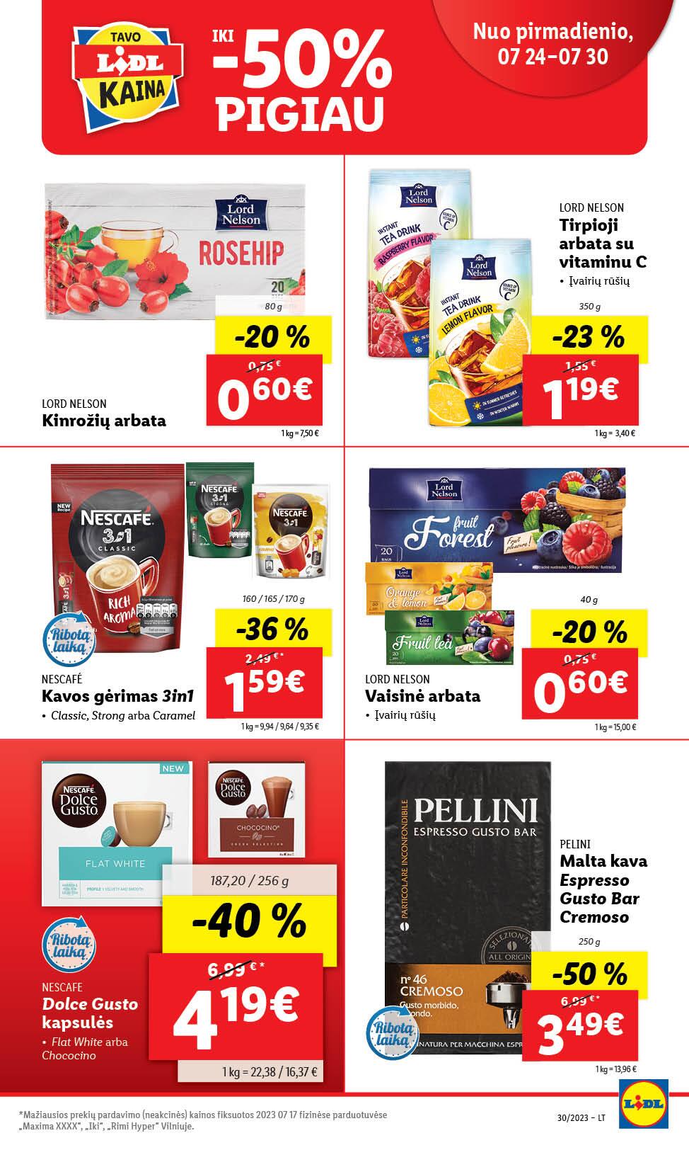 Naujausias LIDL kaininis katalogas 2023.07.24 - 2023.07.30