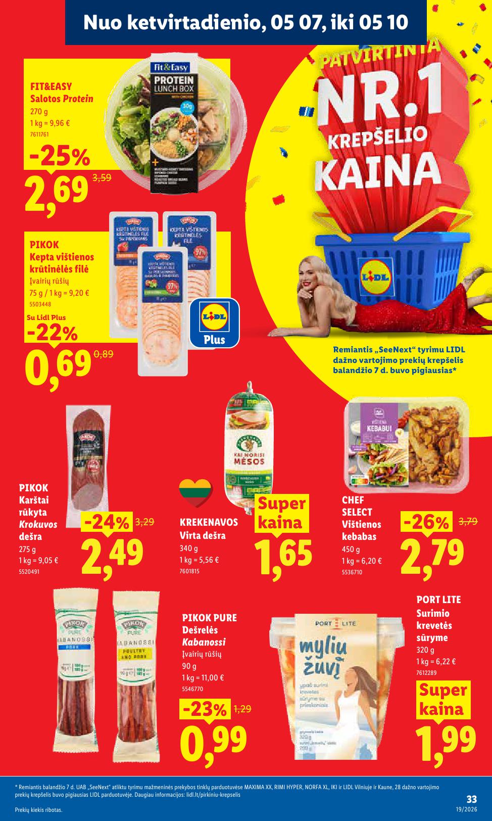 Naujausias LIDL kaininis katalogas 2026.05.04 - 2026.05.10