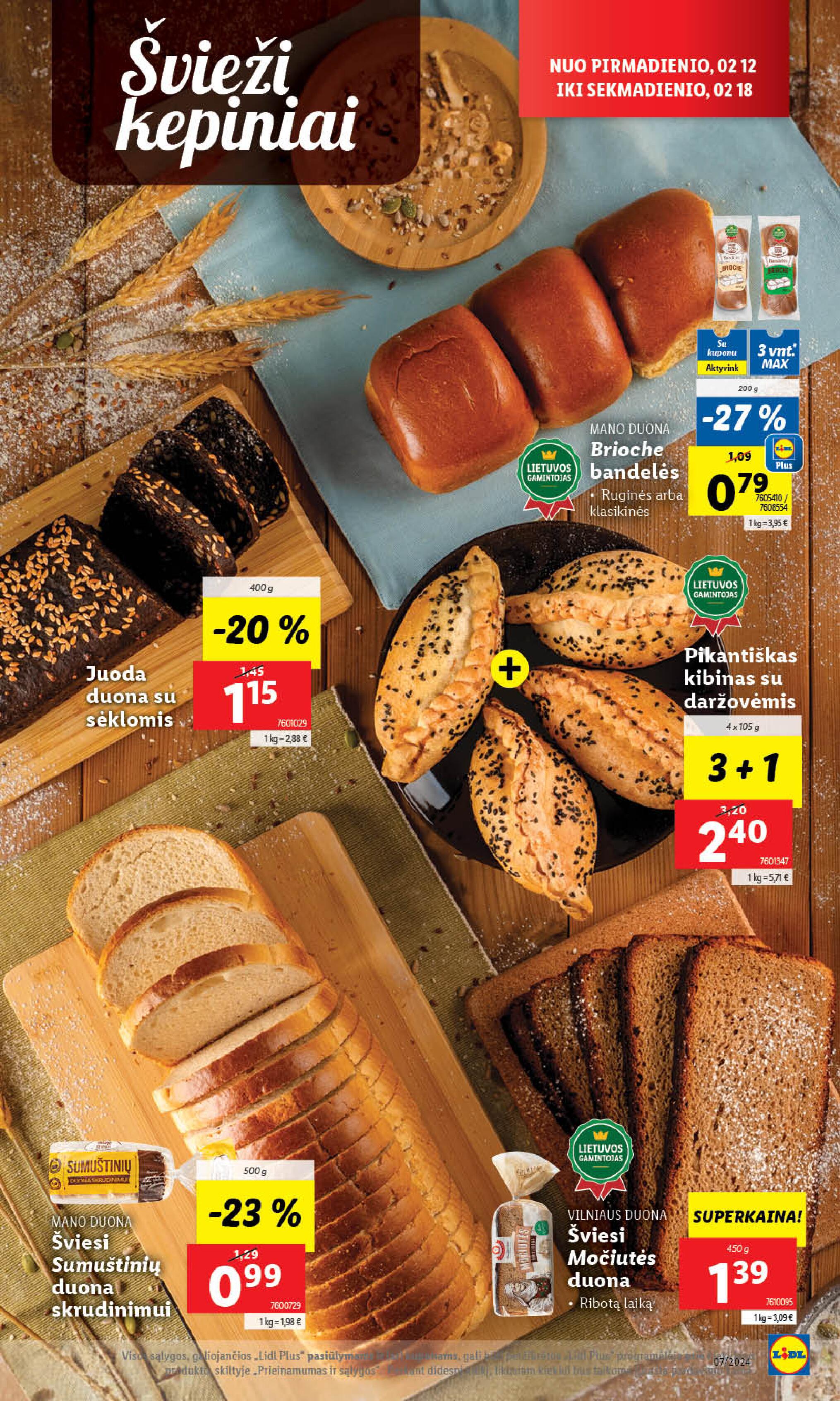 Naujausias LIDL kaininis katalogas 2024.02.12 - 2024.02.18