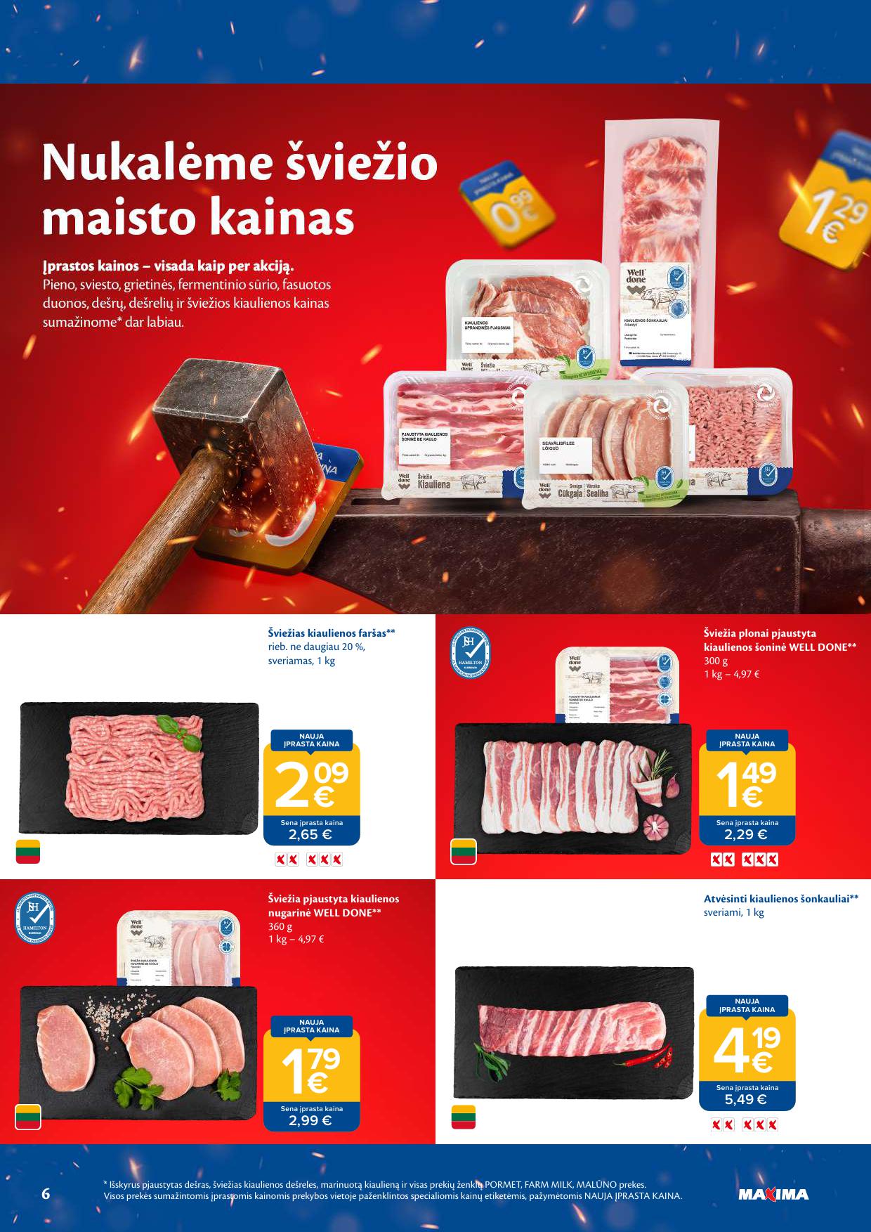 Naujausias MAXIMA kaininis katalogas 2026.08.18 - 2026.08.24