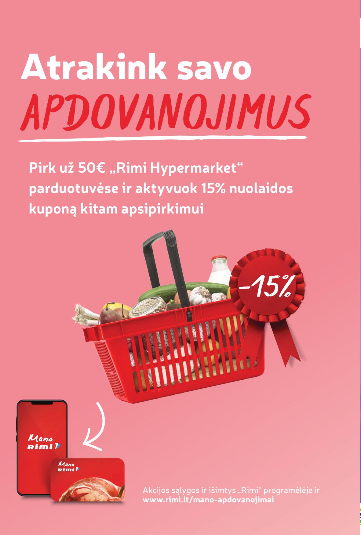Naujausias RIMI kaininis katalogas 2023.07.11 - 2023.07.17
