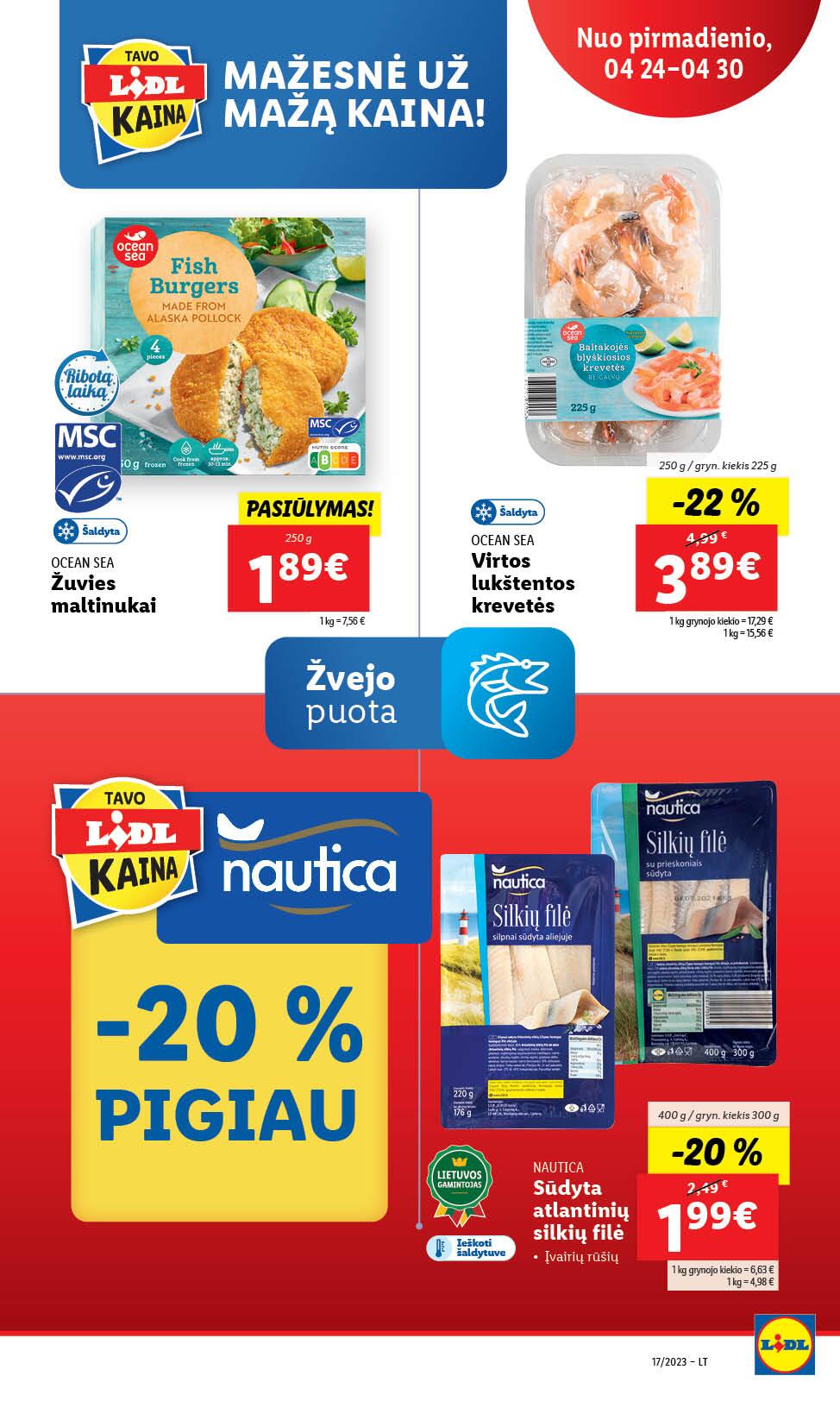Naujausias LIDL kaininis katalogas 2023.04.24 - 2023.04.30
