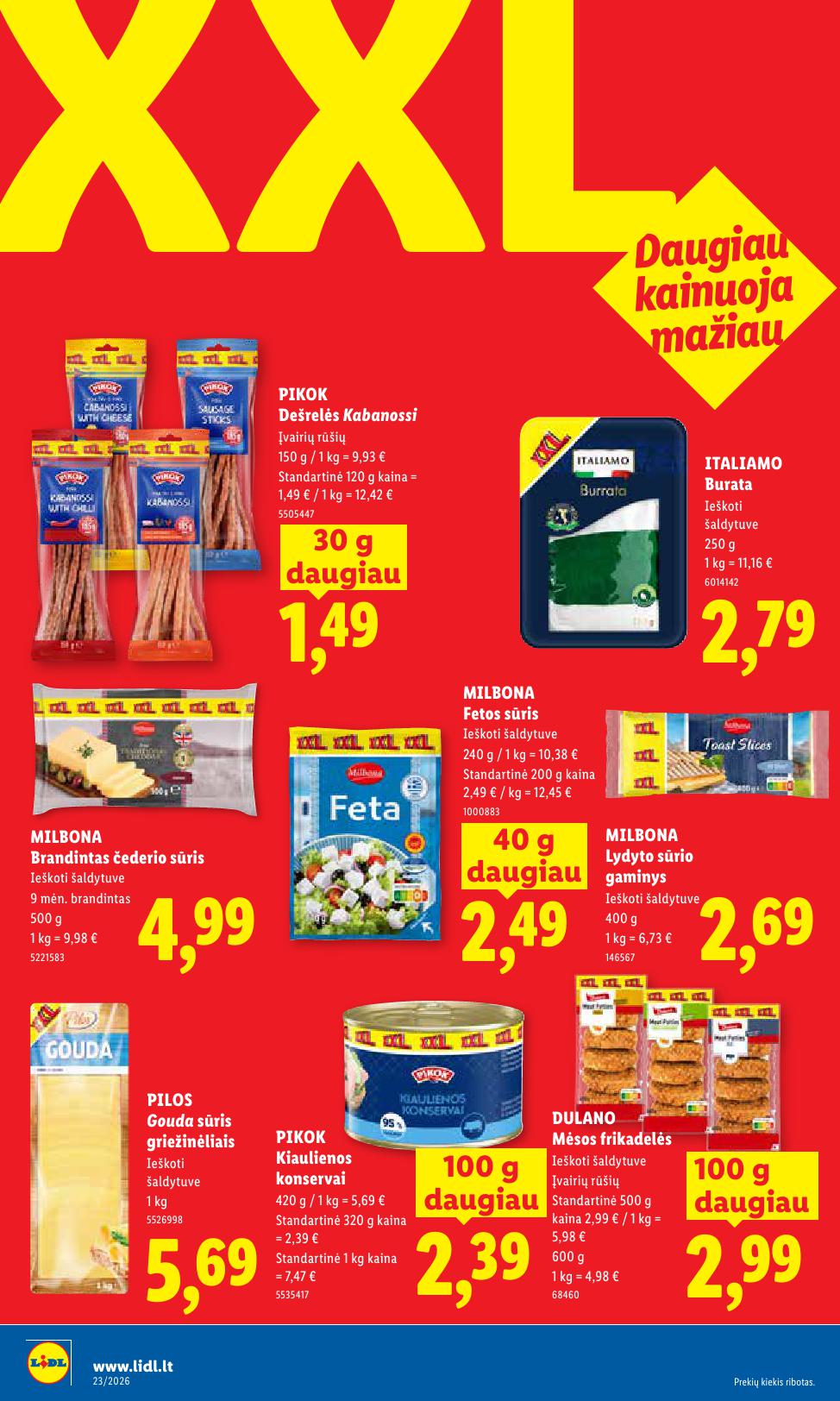 Naujausias LIDL kaininis katalogas 2026.06.01 - 2026.06.07