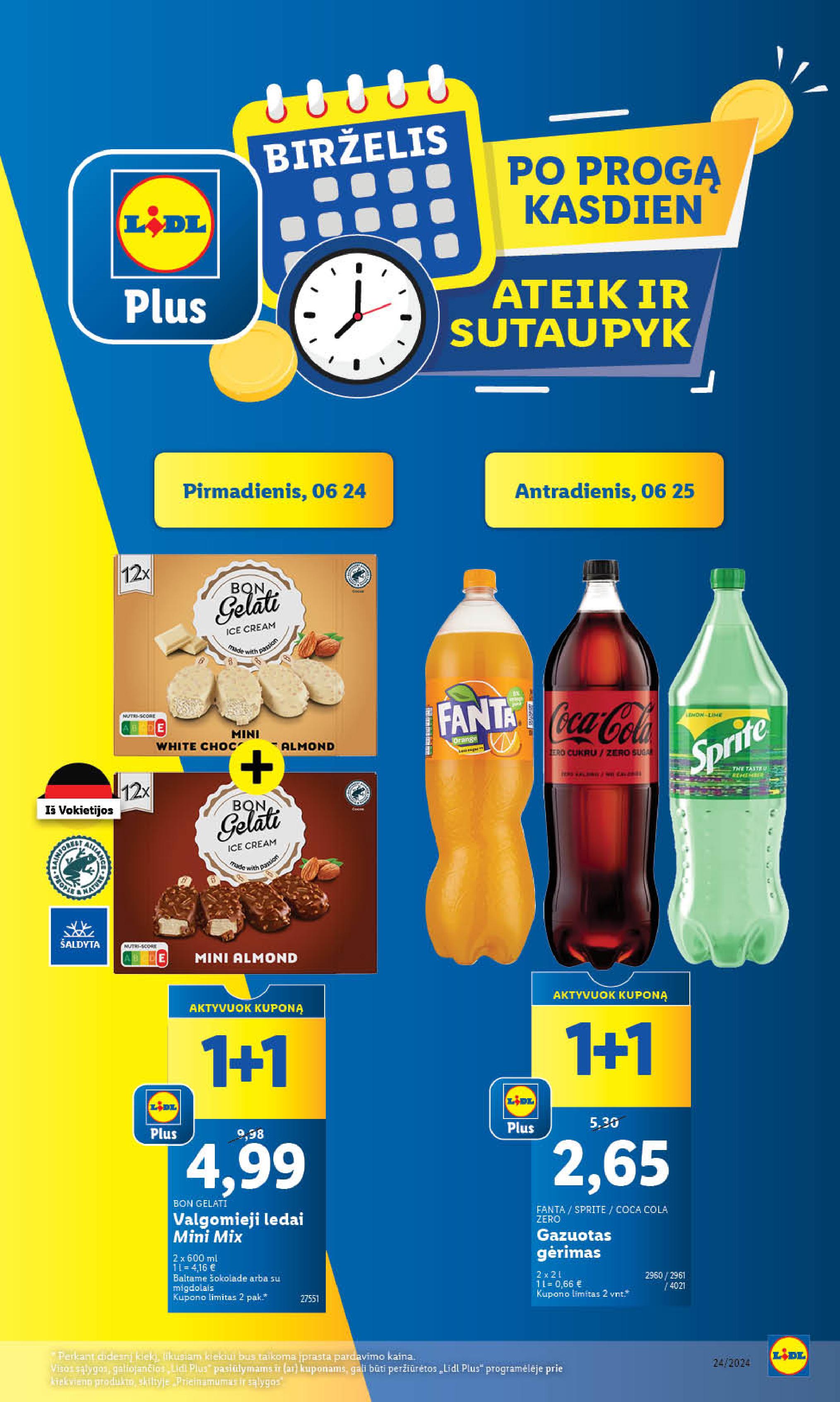 Naujausias LIDL kaininis katalogas 2024.06.24 - 2024.06.30