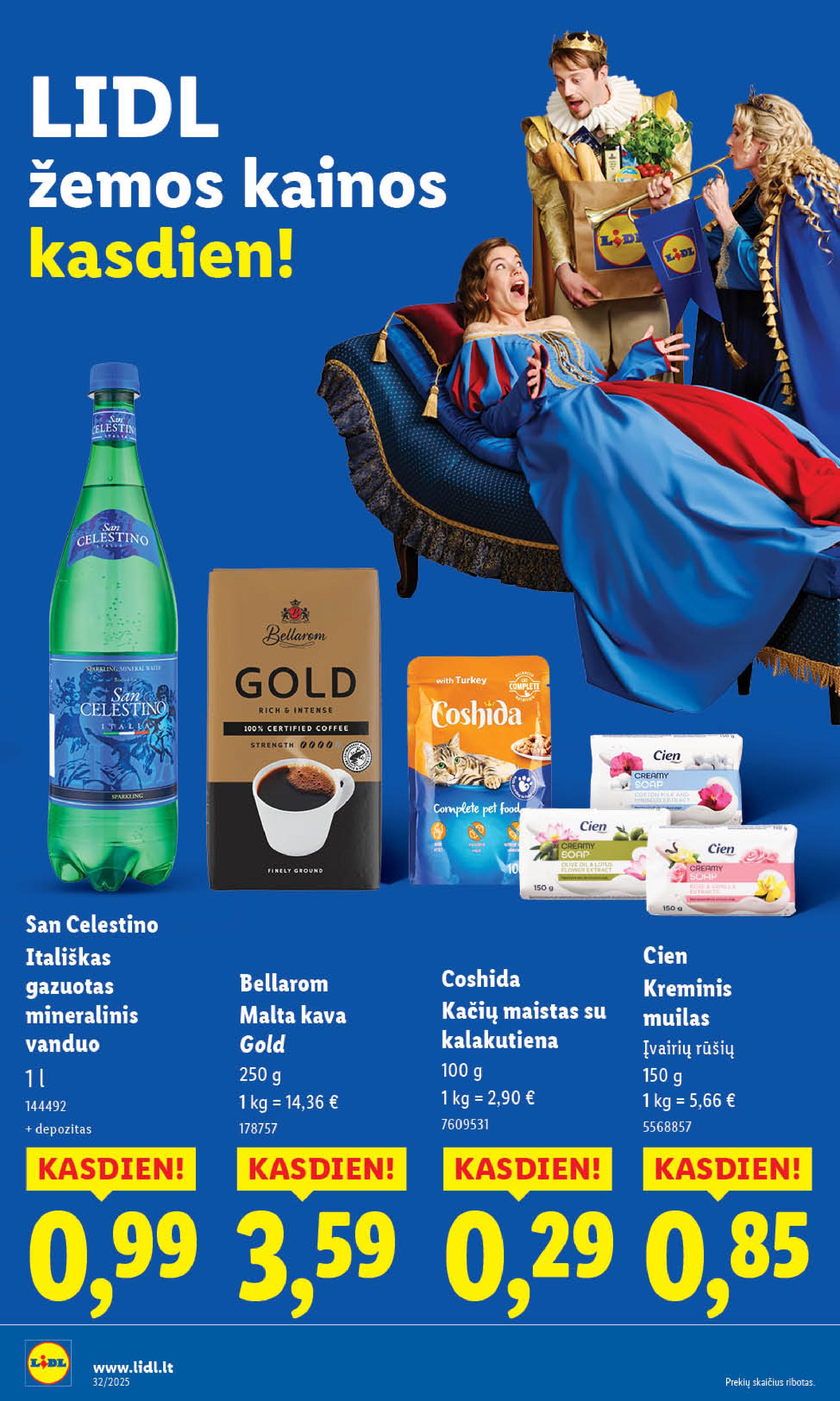 Naujausias LIDL kaininis katalogas 2025.08.04 - 2025.08.10