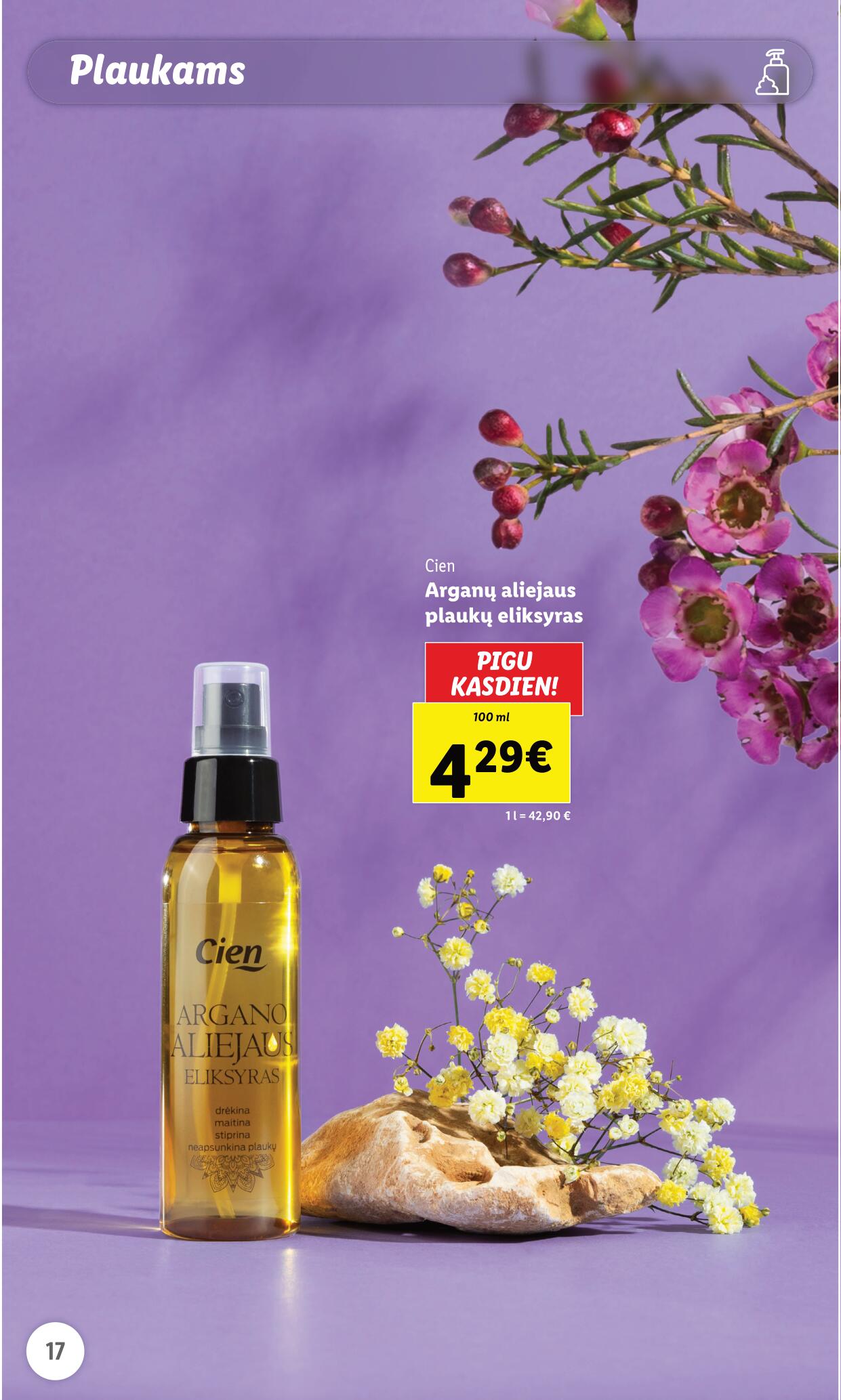 LIDL prekių katalogas "Grožio festivalis" galioja nuo 2023.05.01