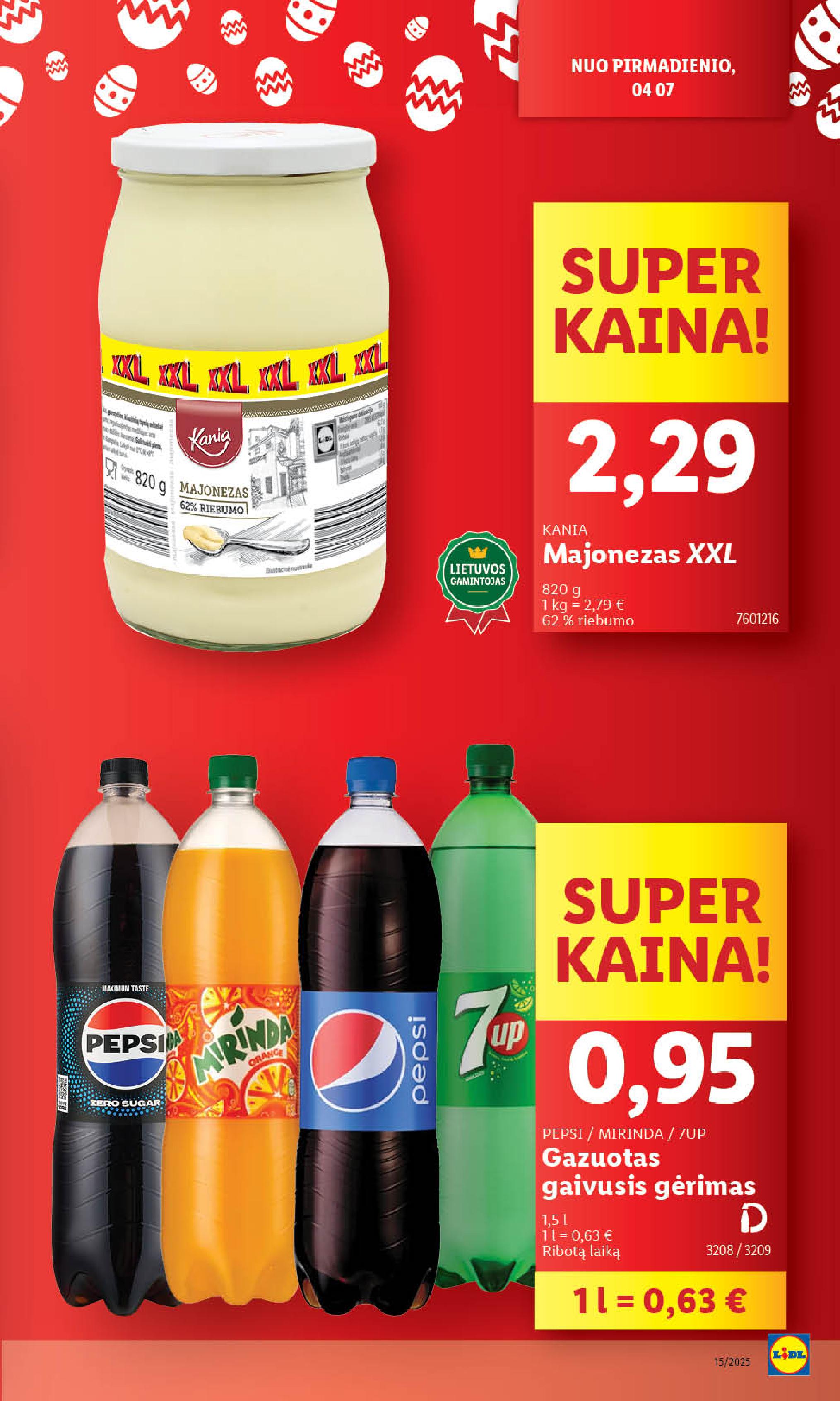Naujausias LIDL kaininis katalogas 2025.04.07 - 2025.04.13