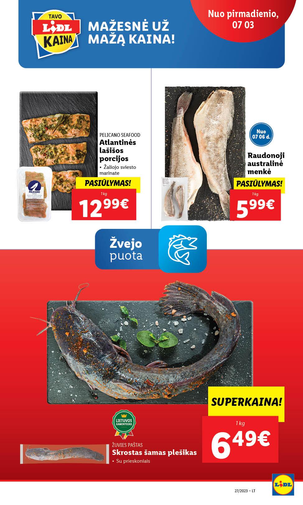 Naujausias LIDL kaininis katalogas 2023.07.03 - 2023.07.09