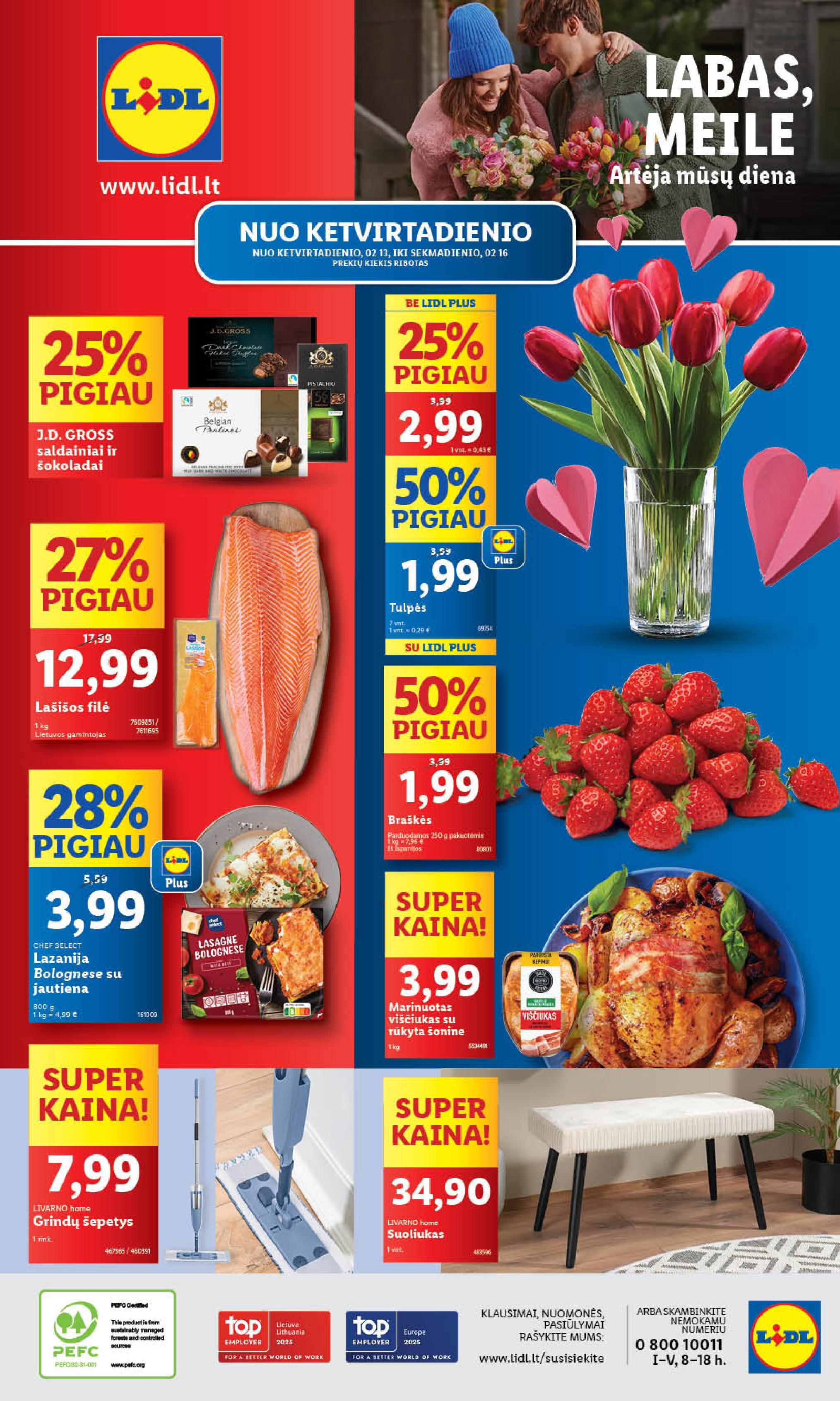 Naujausias LIDL kaininis katalogas 2025.02.10 - 2025.02.16