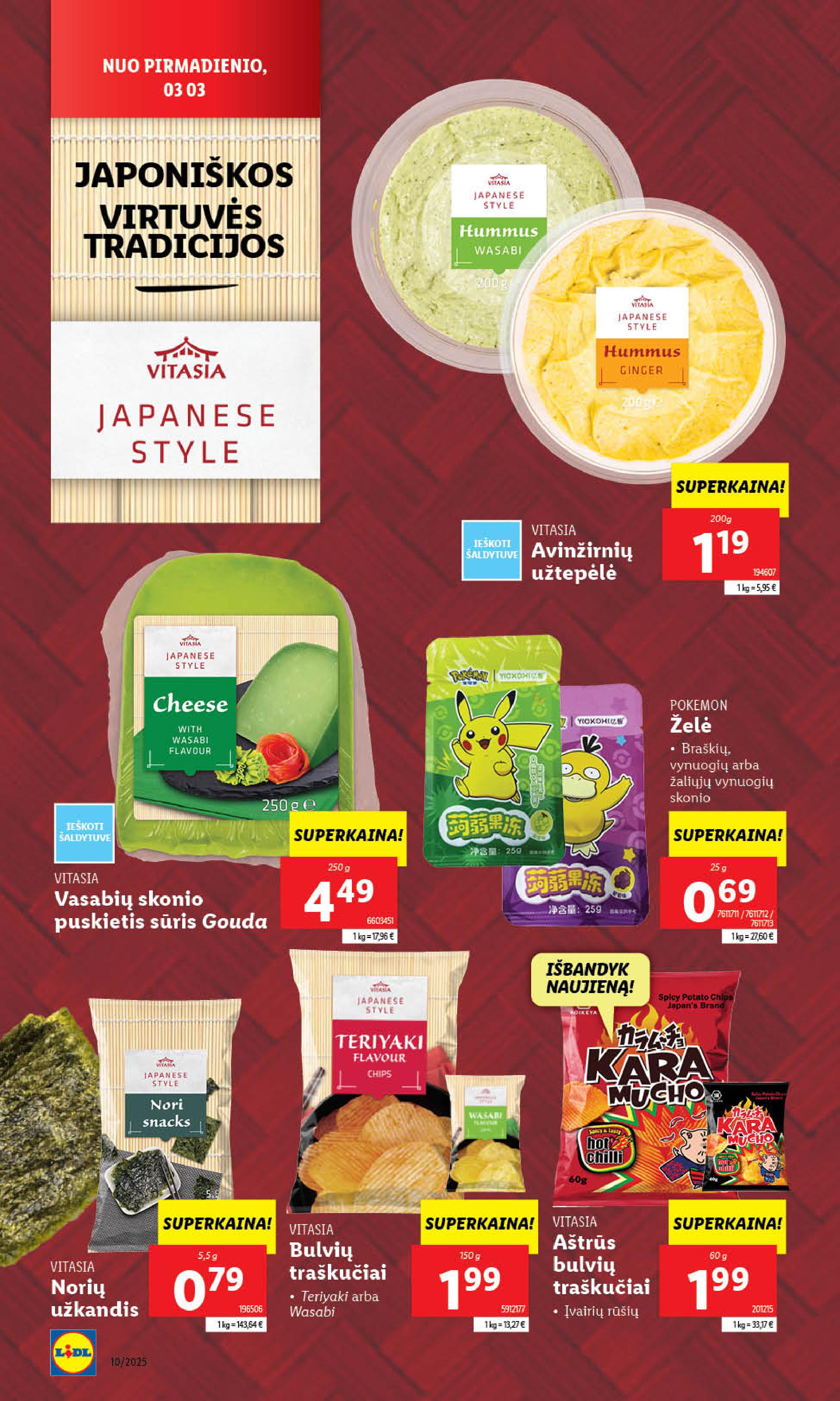 Naujausias LIDL kaininis katalogas 2025.03.03 - 2025.03.09