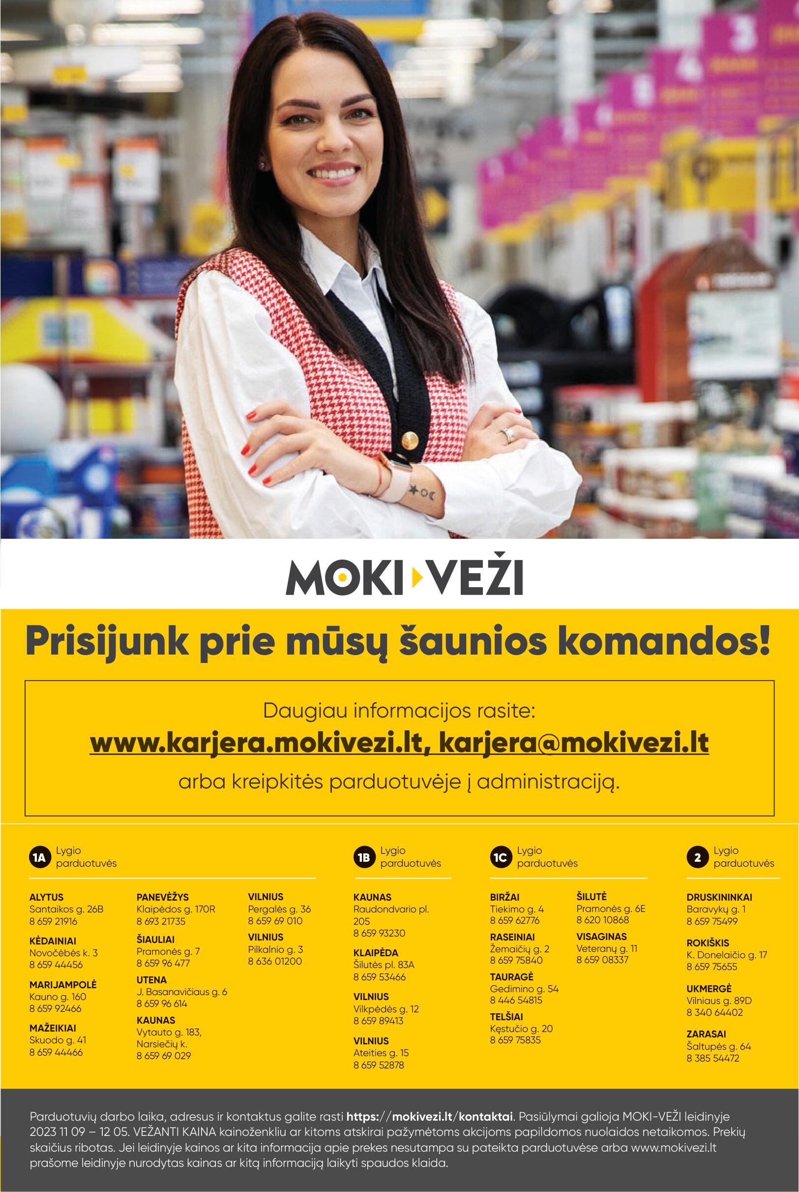MOKI VEŽI nuolaidų katalogas Nr.16 2023.11.09 iki 2023.12.05