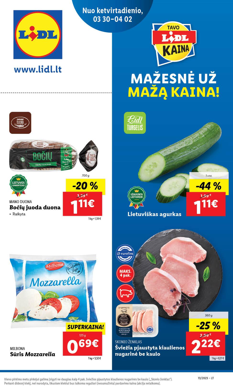 Naujausias LIDL kaininis katalogas 2023.03.16 - 2023.04.02